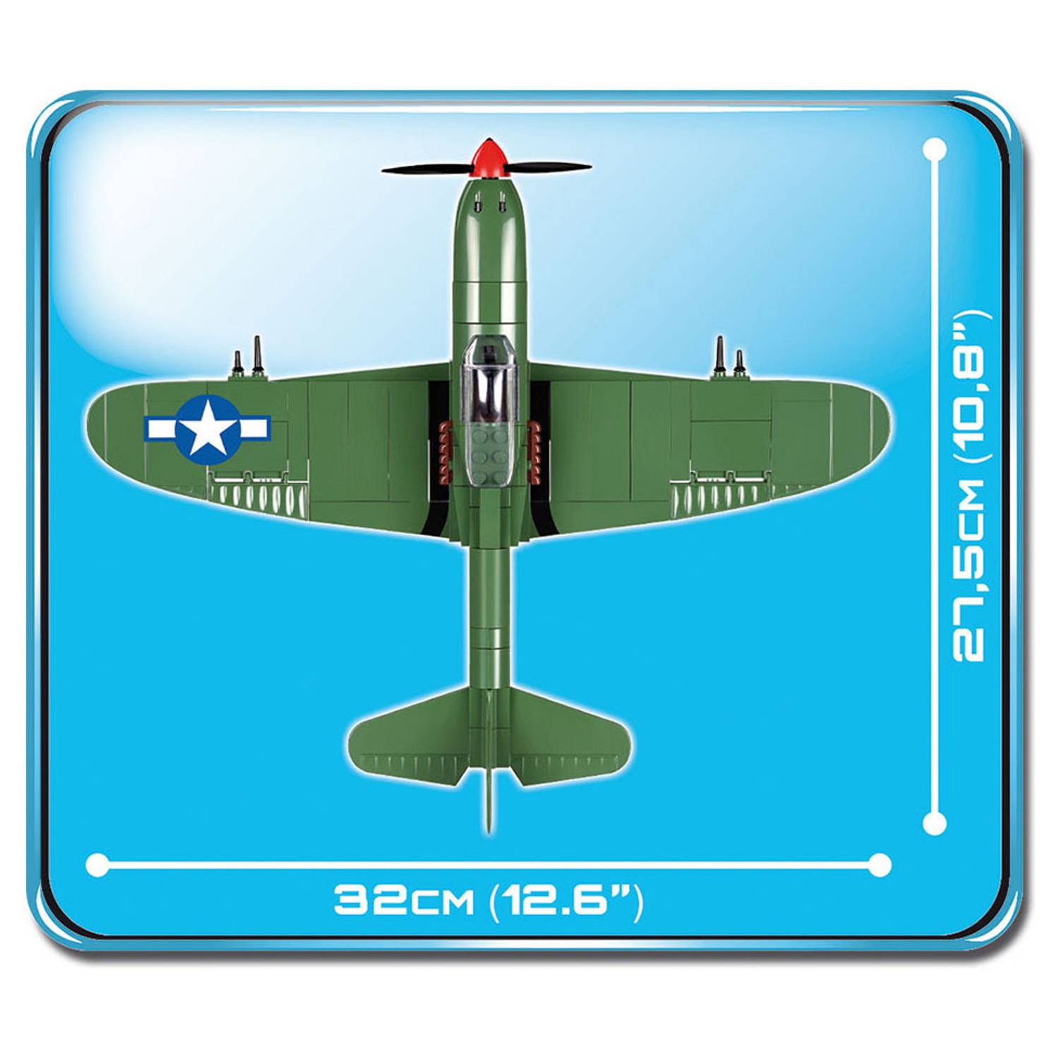 Cobi 240pcs Small Army P39 Airacobra Cobi 240pcs Small Army P39 Airacobra