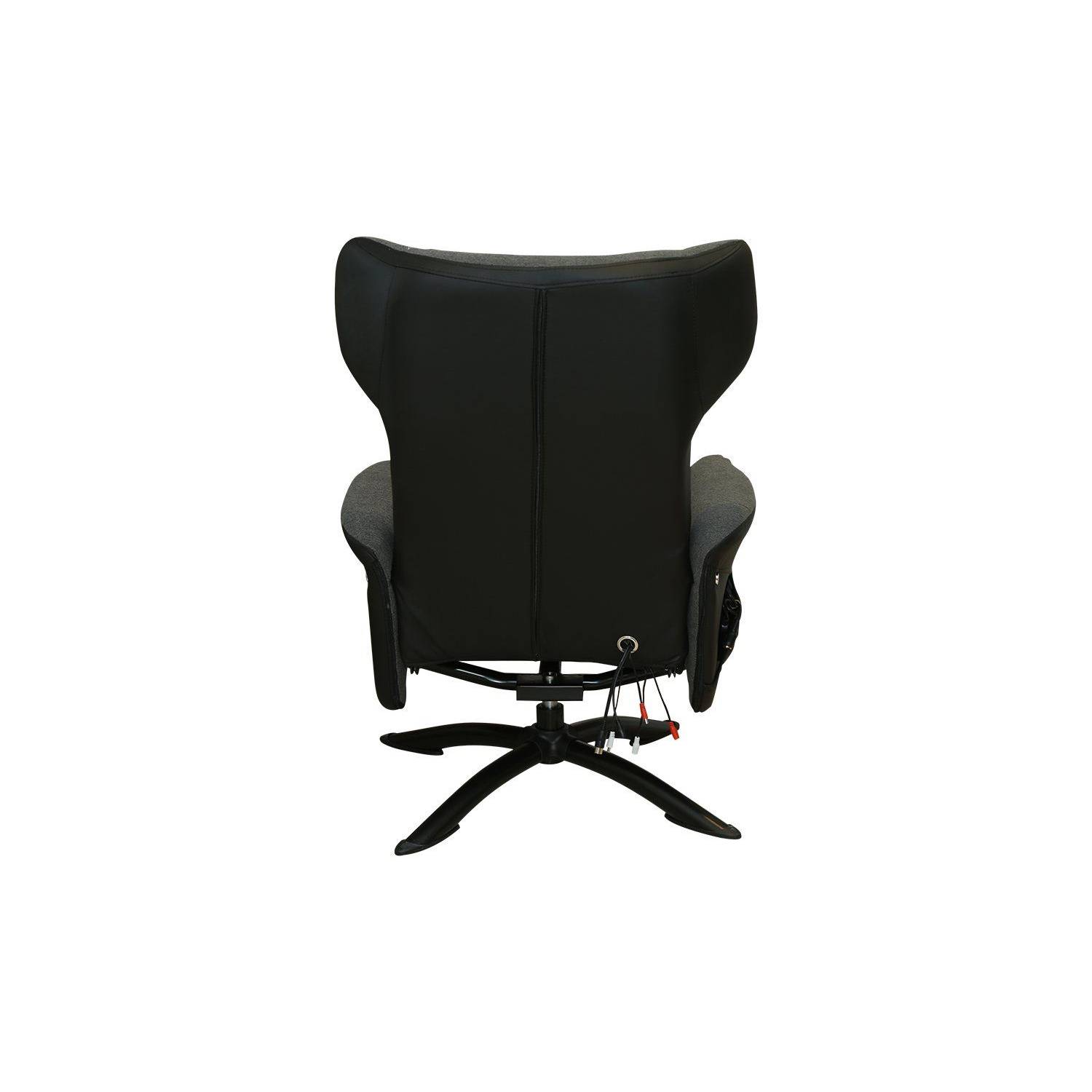 Pan Emirates Itasca Recliner With Massage & Ottoman Grey Pan Emirates Itasca Recliner With Massage & Ottoman Grey