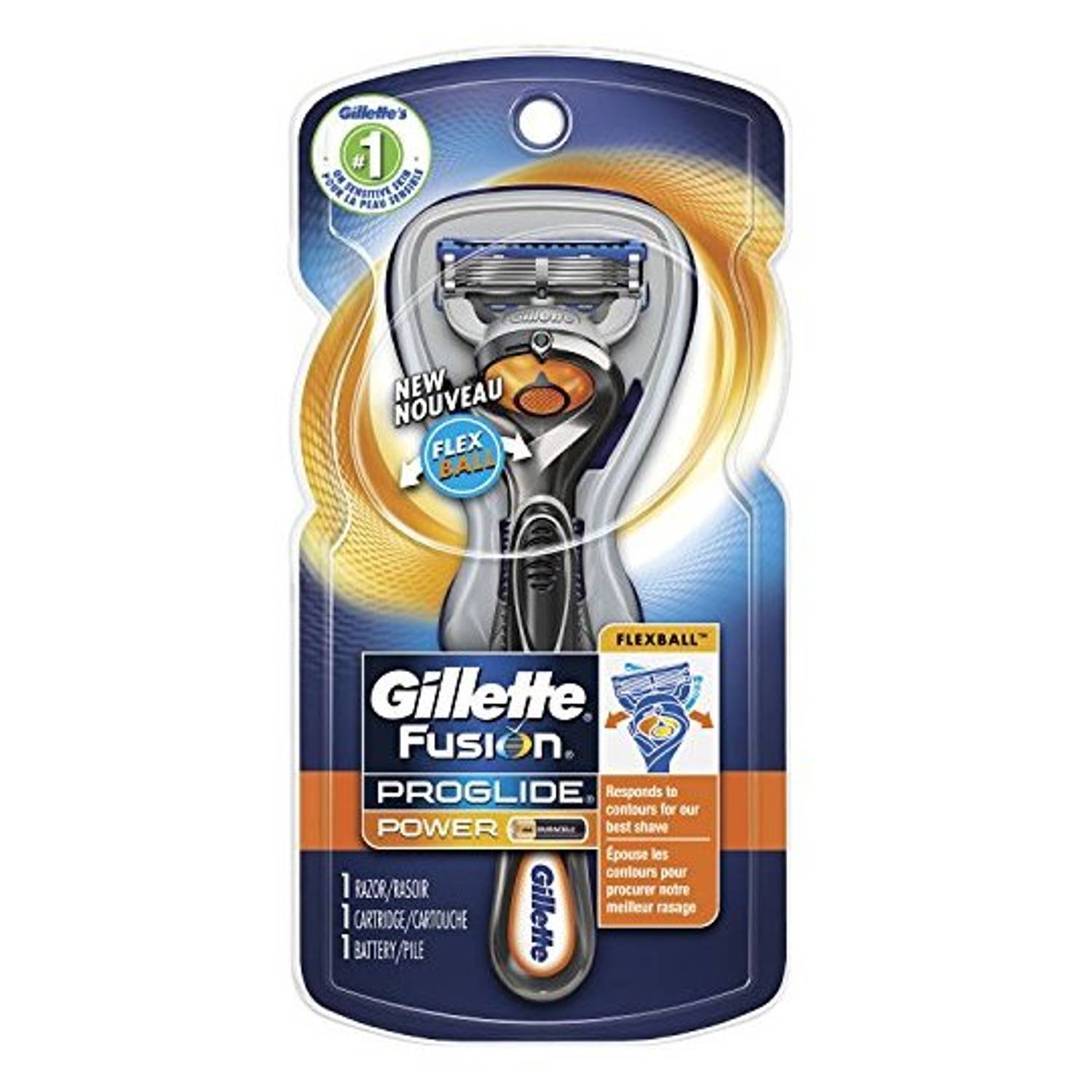 Gillette 30131 Fusion ProGlide Power Men's Razor Handle Technology 1pc Gillette 30131 Fusion ProGlide Power Men's Razor Handle Technology 1pc