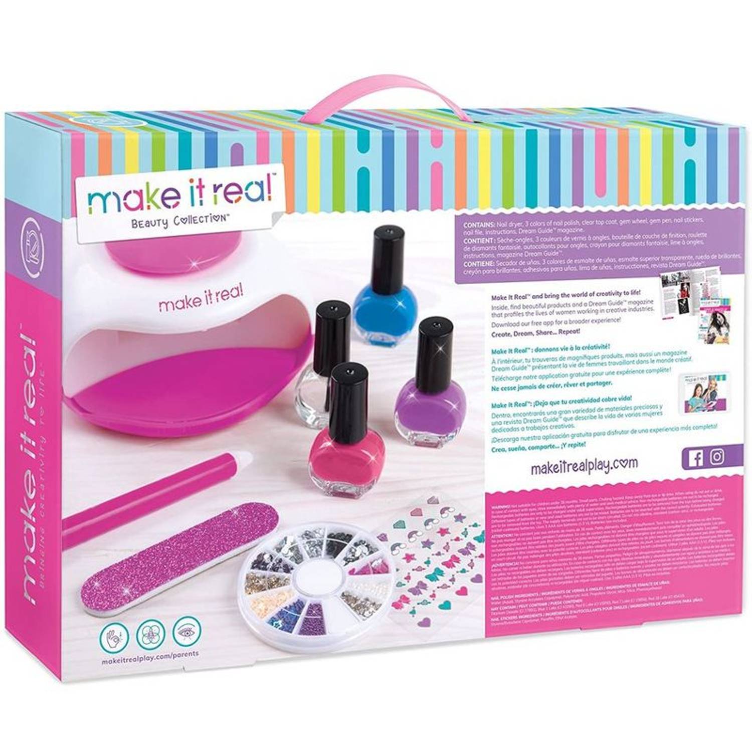 Make It Real Beauty Collection-Glitter Dream Nail Polish Set Make It Real Beauty Collection-Glitter Dream Nail Polish Set