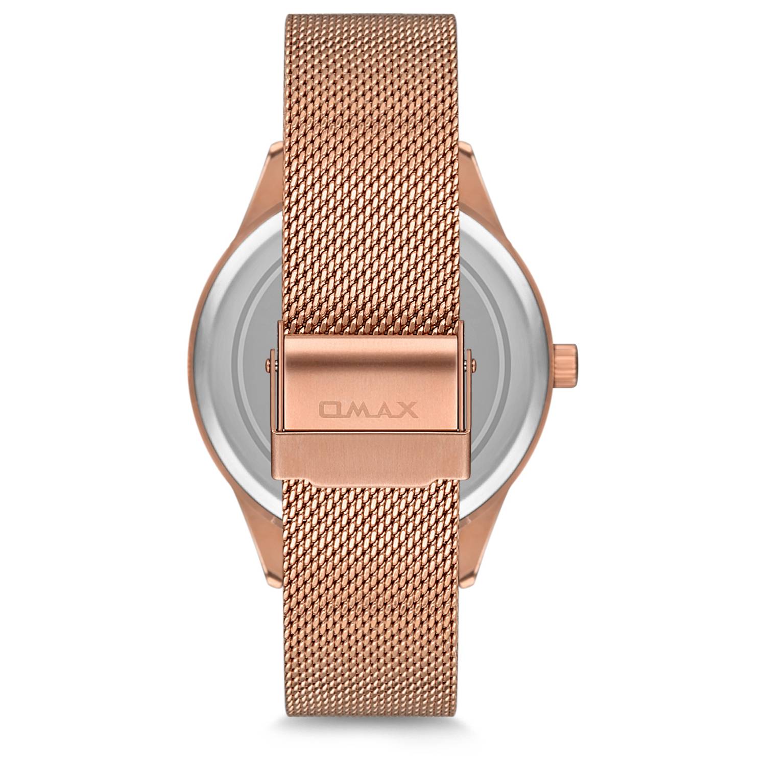 Omax Vintage Collection Rose Gold Mesh Analog Watch For Unisex VC06R98I Omax Vintage Collection Rose Gold Mesh Analog Watch For Unisex VC06R98I