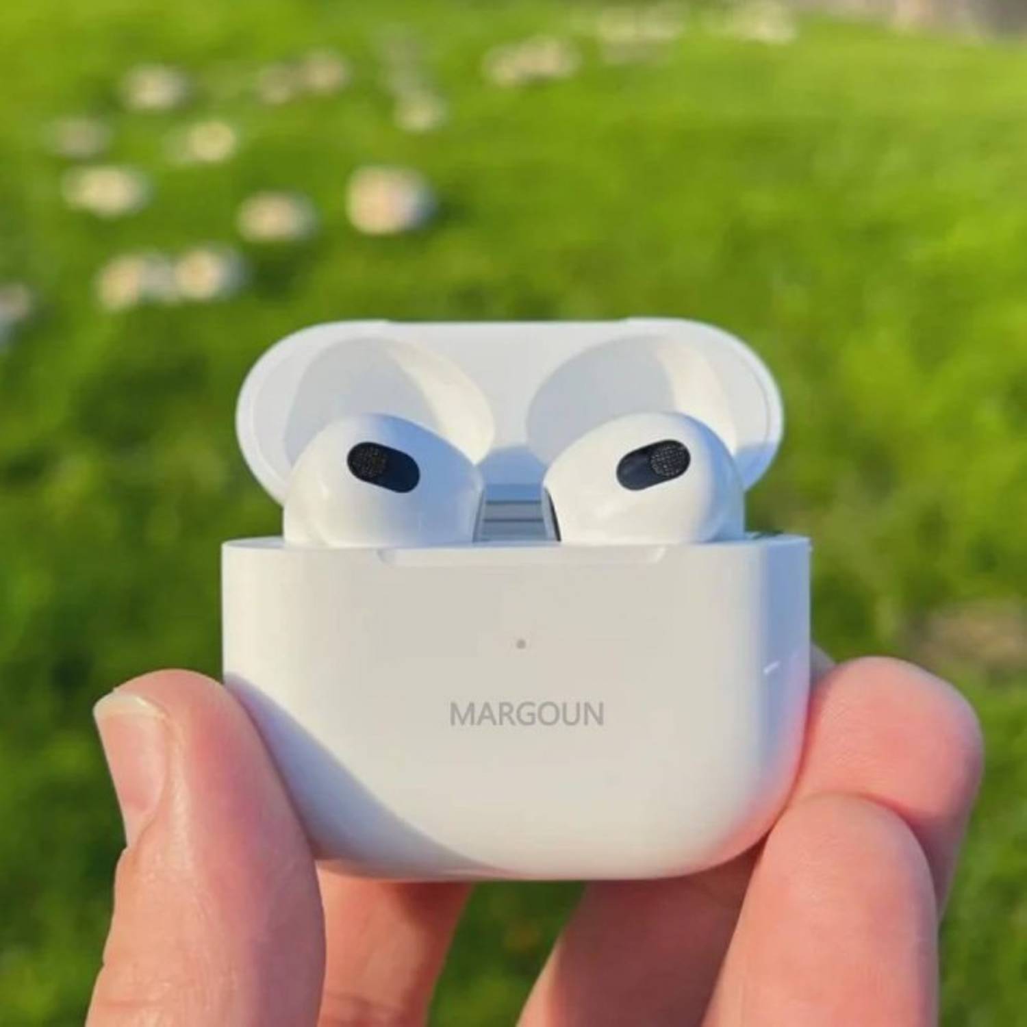 Margoun Airpods 3rd Generation Pro Model Wireless Earphones - White Margoun Airpods 3rd Generation Pro Model Wireless Earphones - White