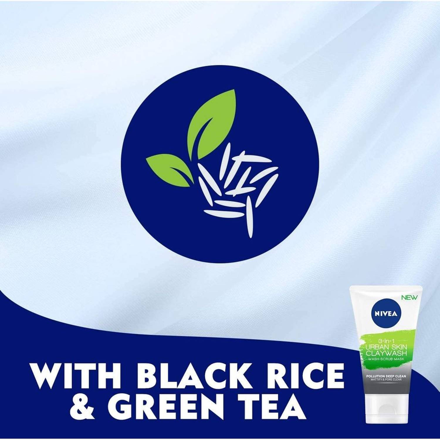 Nivea 3-In-1 Urban Skin Claywash 150ml Nivea 3-In-1 Urban Skin Claywash 150ml