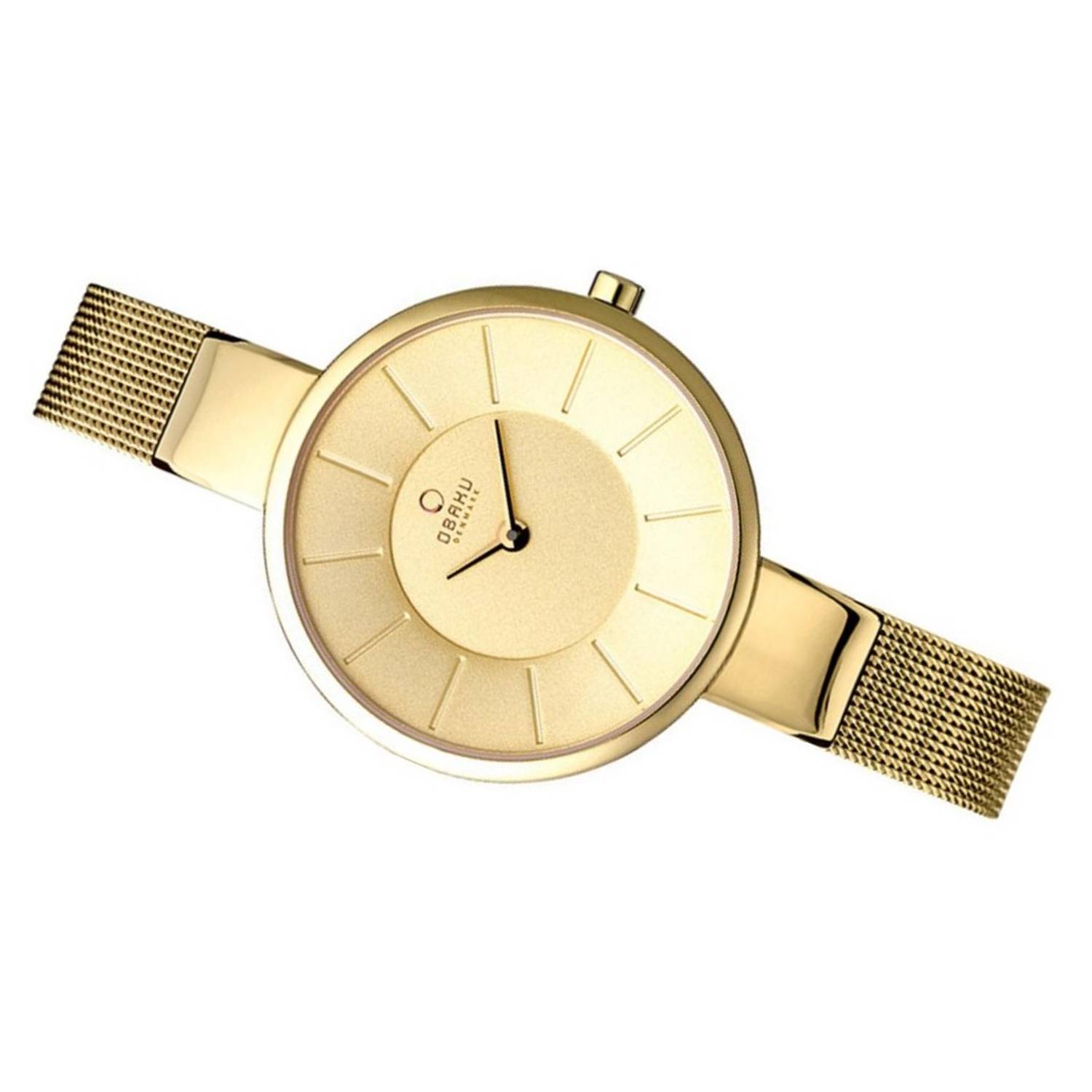 Obaku V149LGGMG Gold Quartz Ladies Watch Obaku V149LGGMG Gold Quartz Ladies Watch