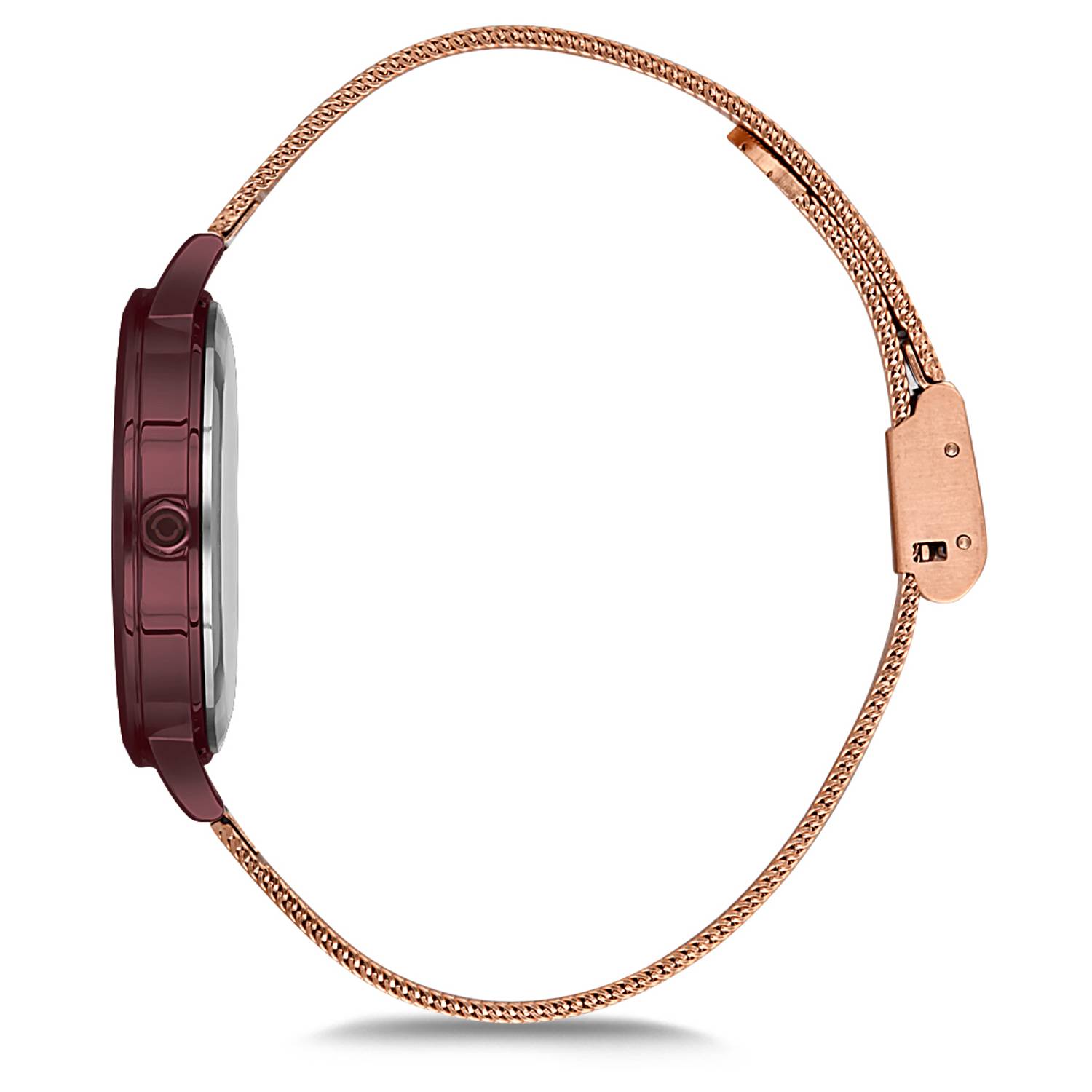 Omax Marble Collection Rose Gold Mesh Analog Watch For Women MR01F38I Omax Marble Collection Rose Gold Mesh Analog Watch For Women MR01F38I