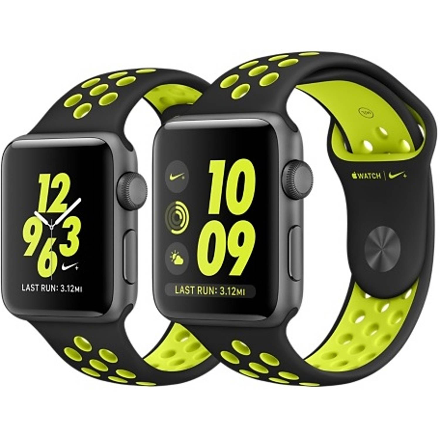 Apple Watch Nike+ - 38mm Space Grey Aluminium Case with Black/Volt Nike Sport Band Apple Watch Nike+ - 38mm Space Grey Aluminium Case with Black/Volt Nike Sport Band