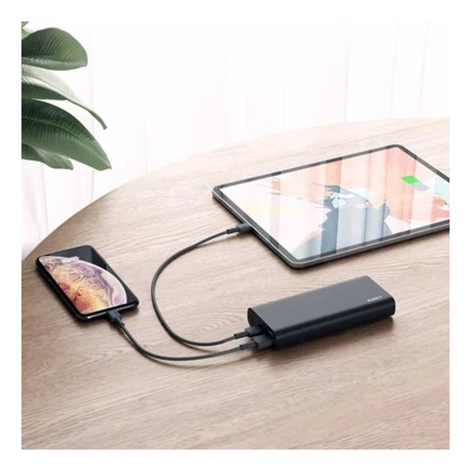 Aukey USB-C QC3.0 & Premium Power Bank 20000mAh Black Aukey USB-C QC3.0 & Premium Power Bank 20000mAh Black
