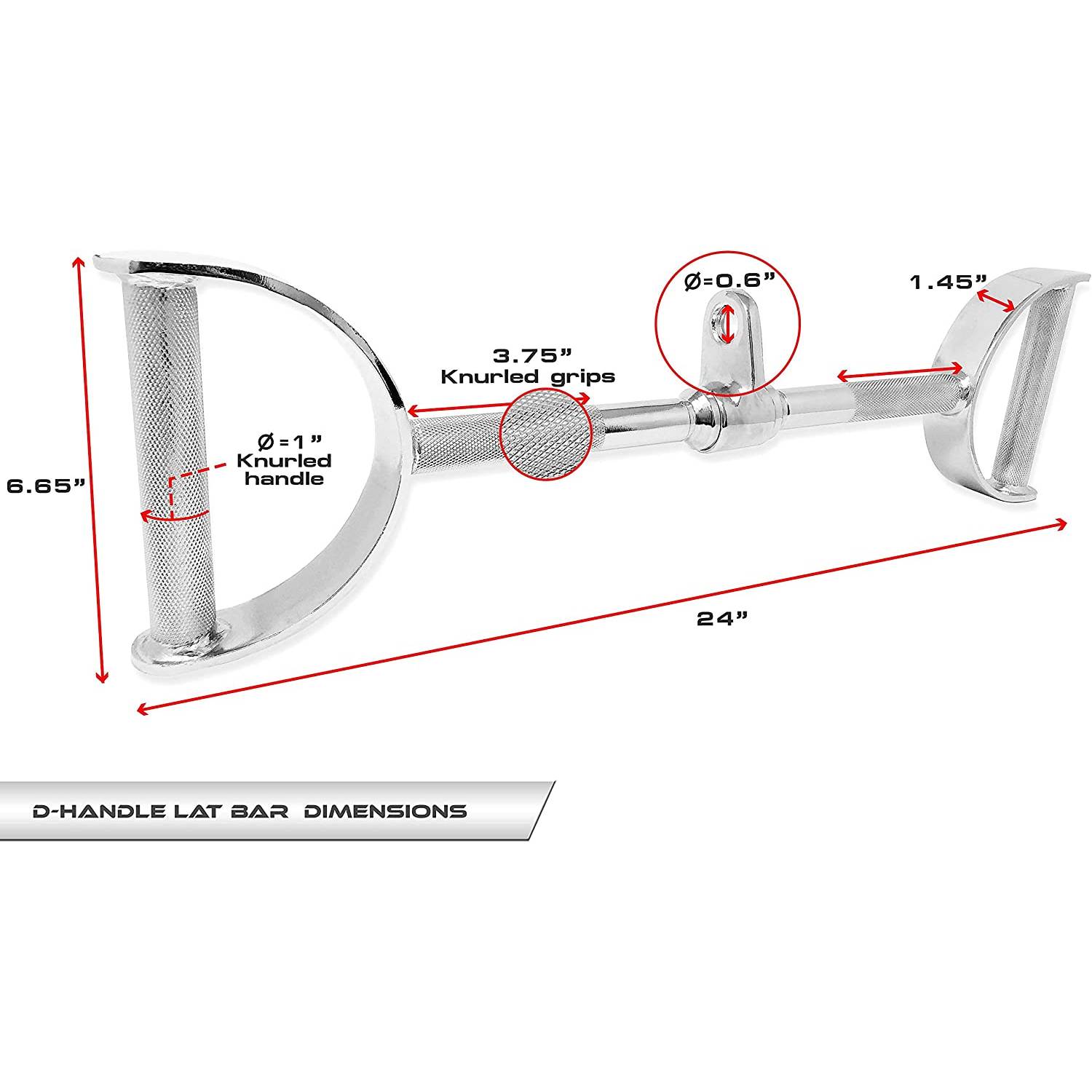 ULTIMAX LAT Pull Down Bar, Rotating Cable Attachment for LAT Pulldown Machine, Chromed Heavy Duty Steel, Weight Lifting Accessories and Home Gym Workout Equipment ULTIMAX LAT Pull Down Bar, Rotating Cable Attachment for LAT Pulldown Machine, Chromed Heavy Duty Steel, Weight Lifting Accessories and Home Gym Workout Equipment