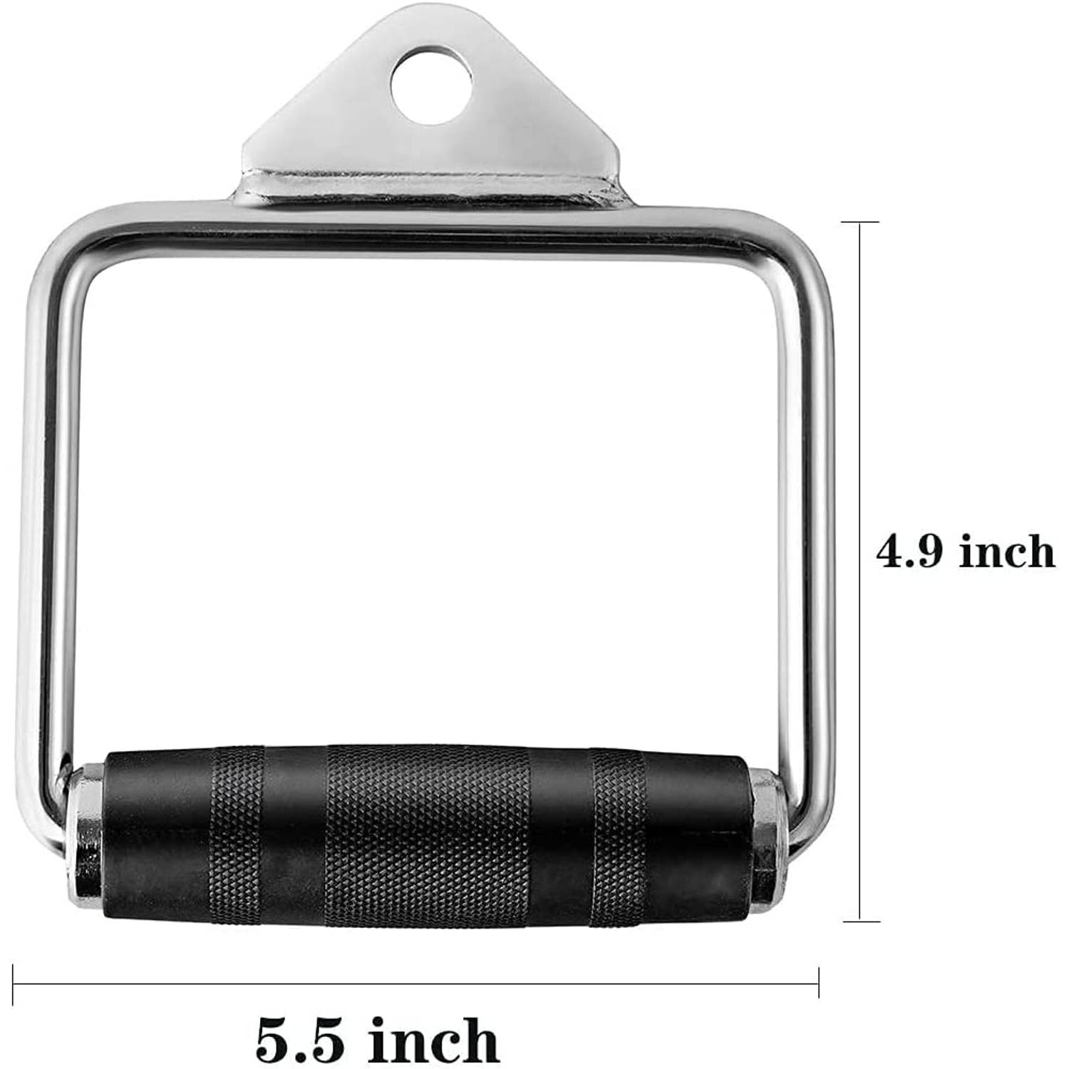 ULTIMAX 2Pcs D-Rubber Handle Cable Machine Attachment Exercise Handle Pull Down Rowing Handle Weightlifting Accessory for Gym Home Cable Attachment, Non Slip and Durable Handle ULTIMAX 2Pcs D-Rubber Handle Cable Machine Attachment Exercise Handle Pull Down Rowing Handle Weightlifting Accessory for Gym Home Cable Attachment, Non Slip and Durable Handle