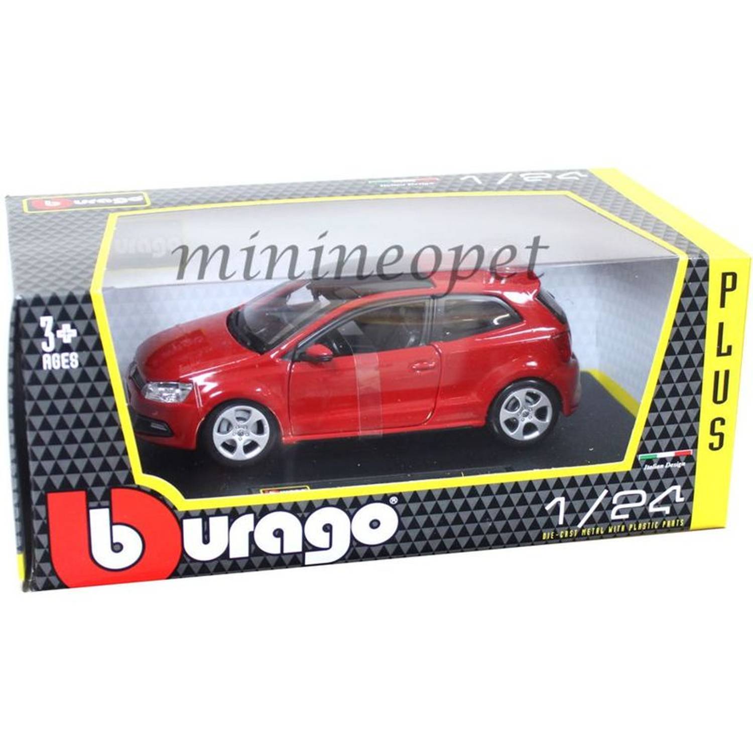 Bburago 21059 1:24 Volkswagen VW Polo MK5 GTI Model Car Bburago 21059 1:24 Volkswagen VW Polo MK5 GTI Model Car