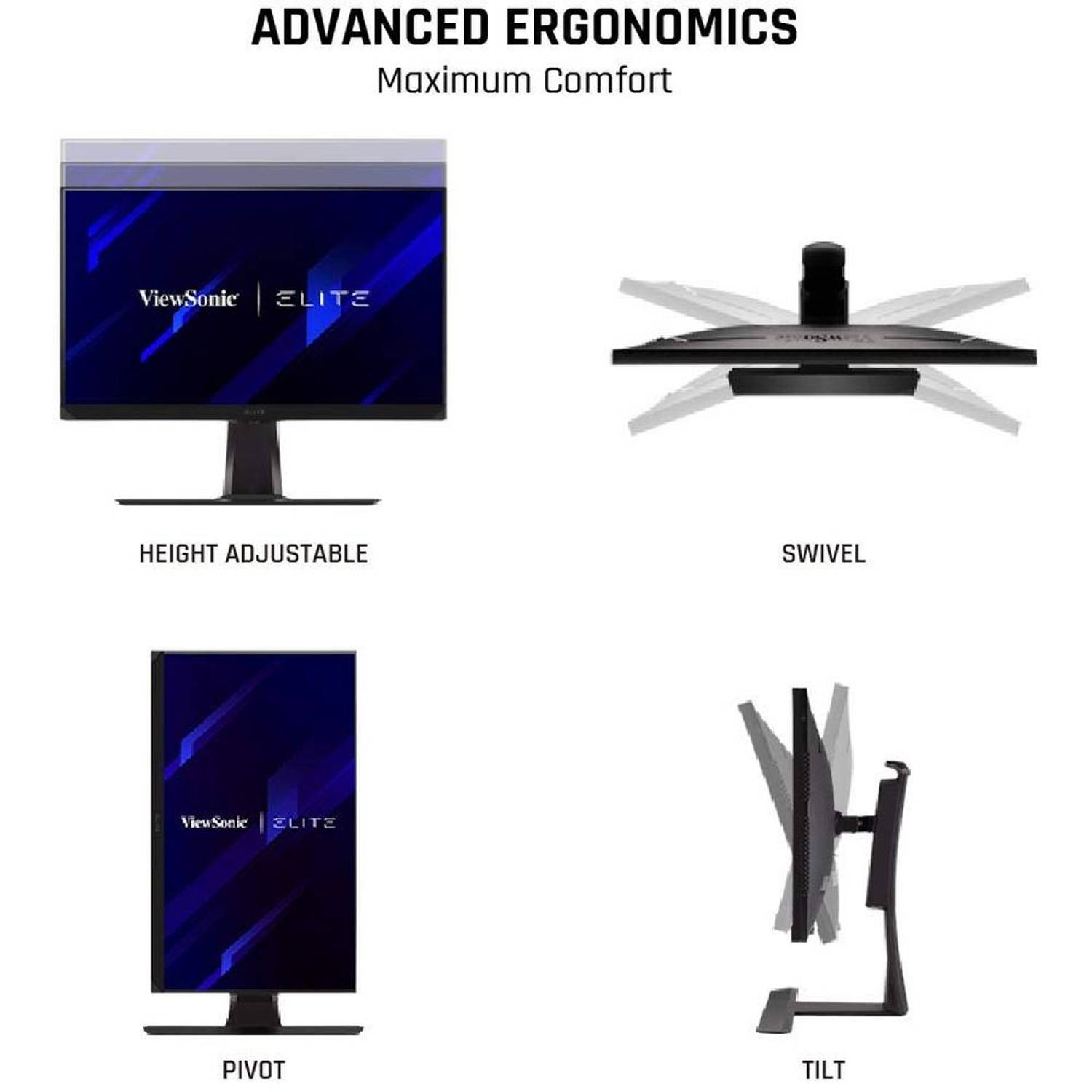 ViewSonic Elite XG270Q QHD Gaming Monitor 27inch ViewSonic Elite XG270Q QHD Gaming Monitor 27inch
