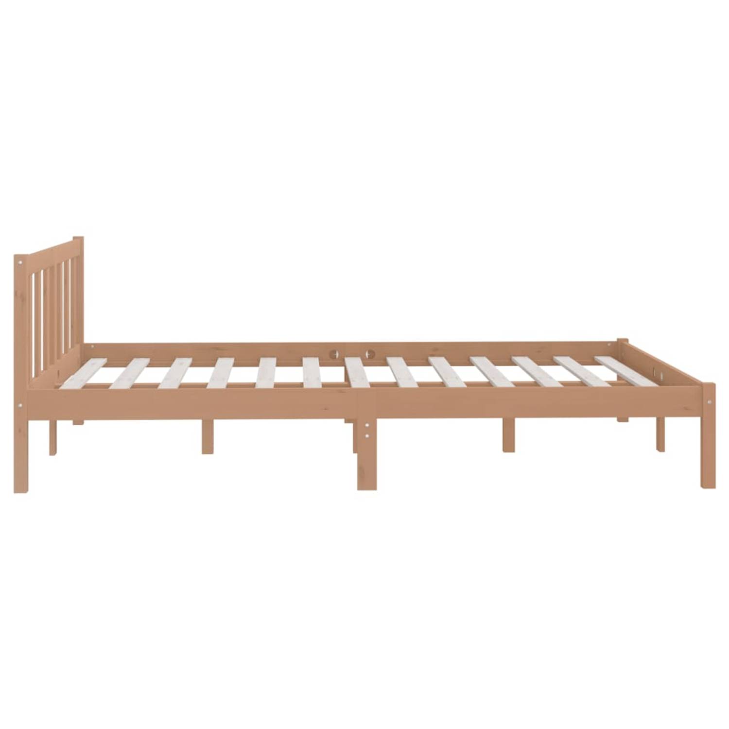 vidaXL Bed Frame Honey Brown Solid Pinewood 160x200 cm vidaXL Bed Frame Honey Brown Solid Pinewood 160x200 cm
