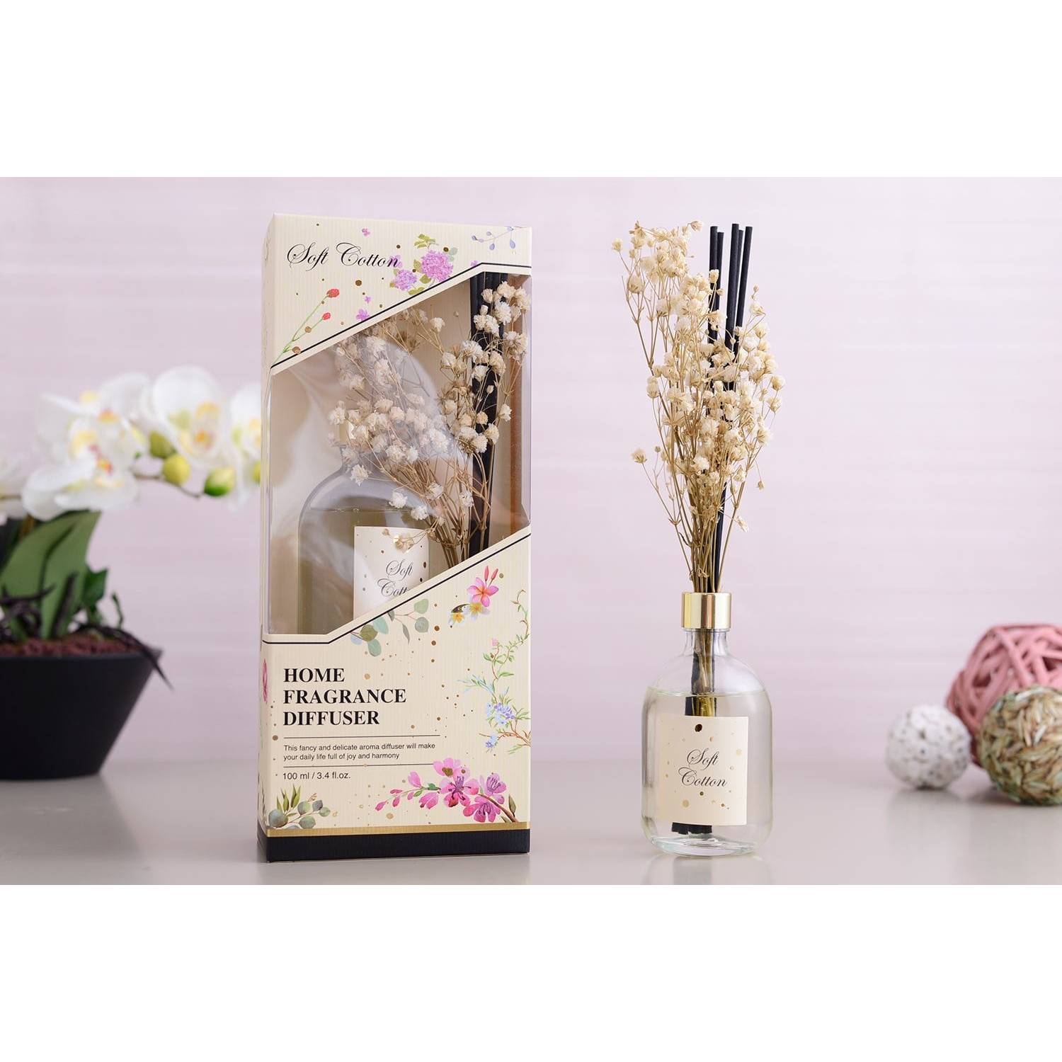 Pan Emirates Soft Cotton Reed Diffuser White 100ml Pan Emirates Soft Cotton Reed Diffuser White 100ml