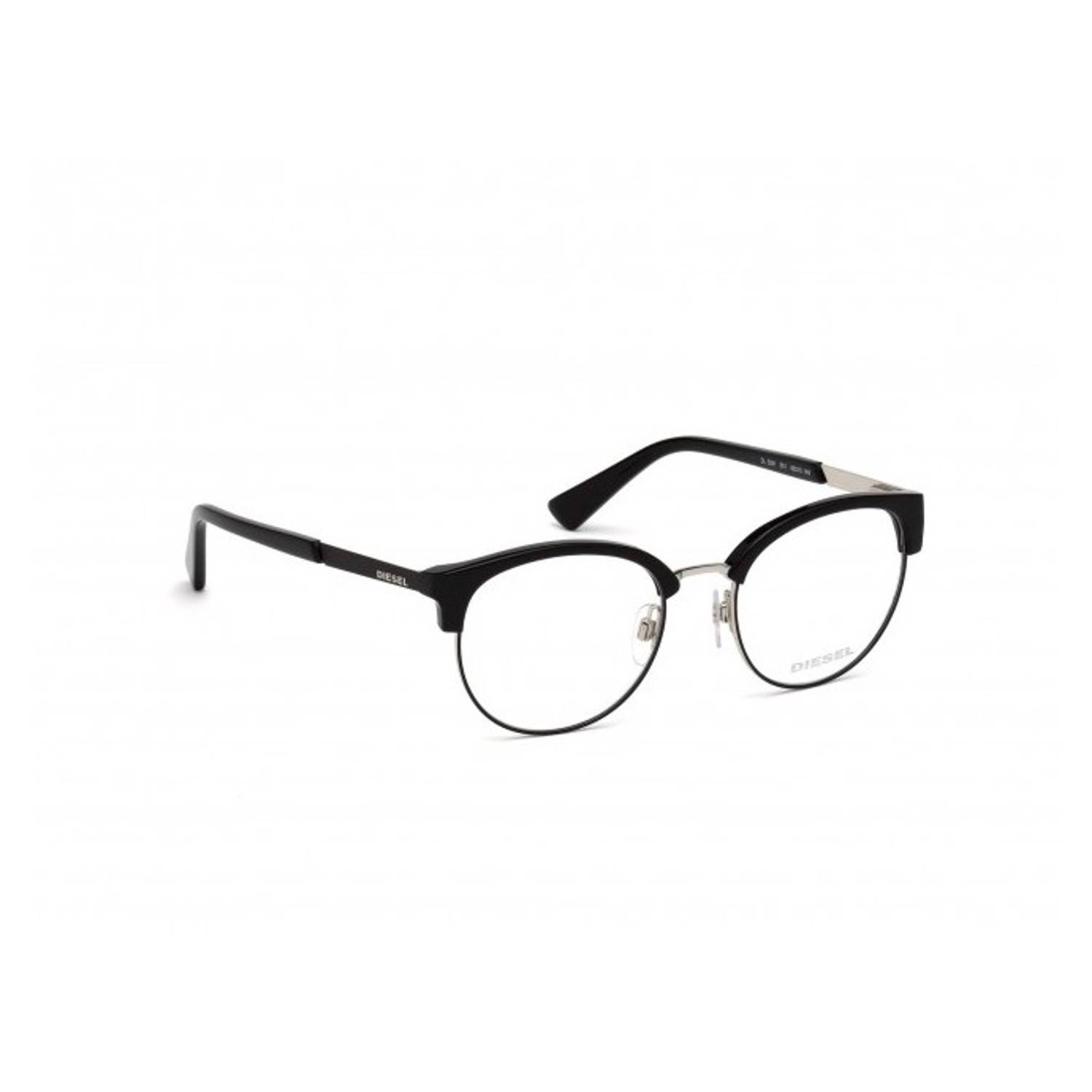 Diesel DL5281-001-49 Unisex Optical Frame Shiny Black Plastic Diesel DL5281-001-49 Unisex Optical Frame Shiny Black Plastic