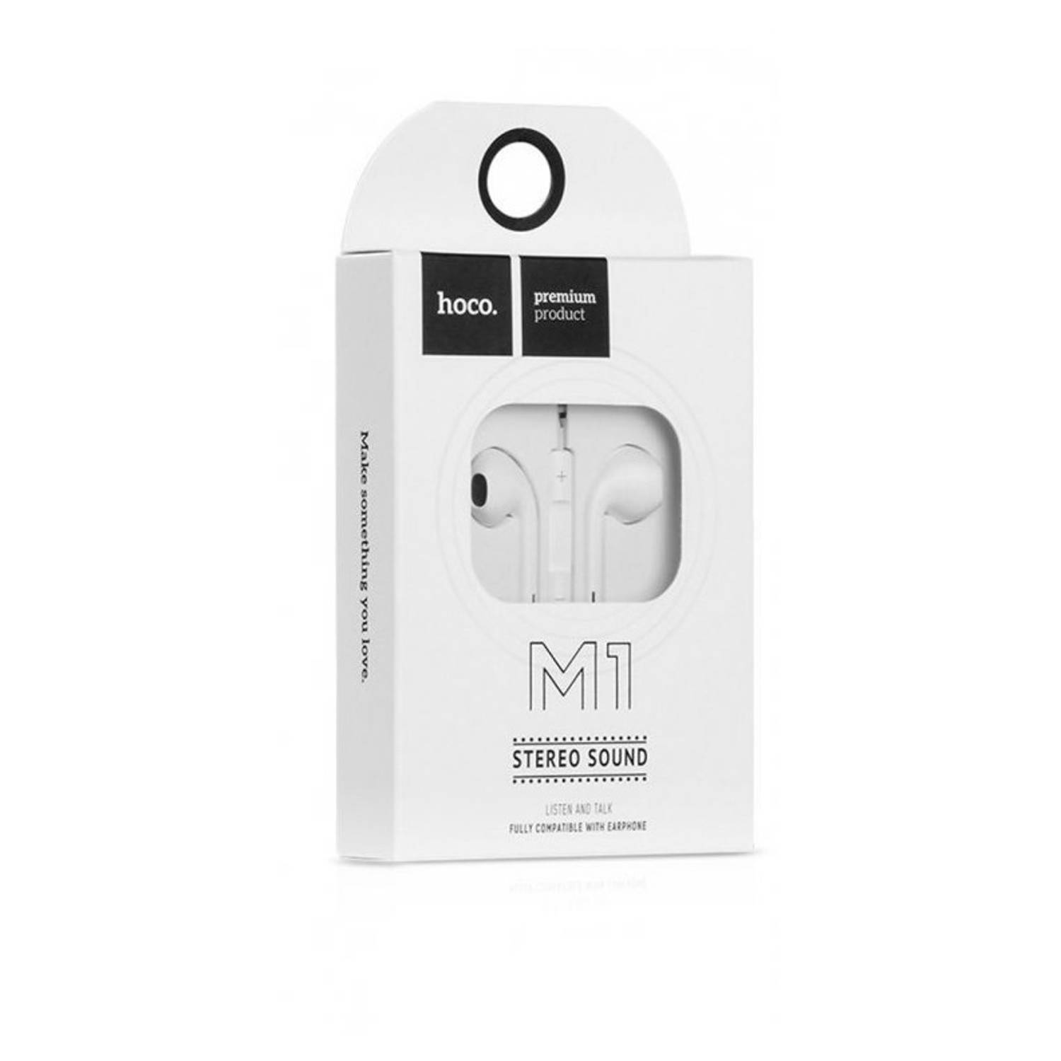 Hoco M1 Wired Original Series Earphone with Mic White For Apple Hoco M1 Wired Original Series Earphone with Mic White For Apple