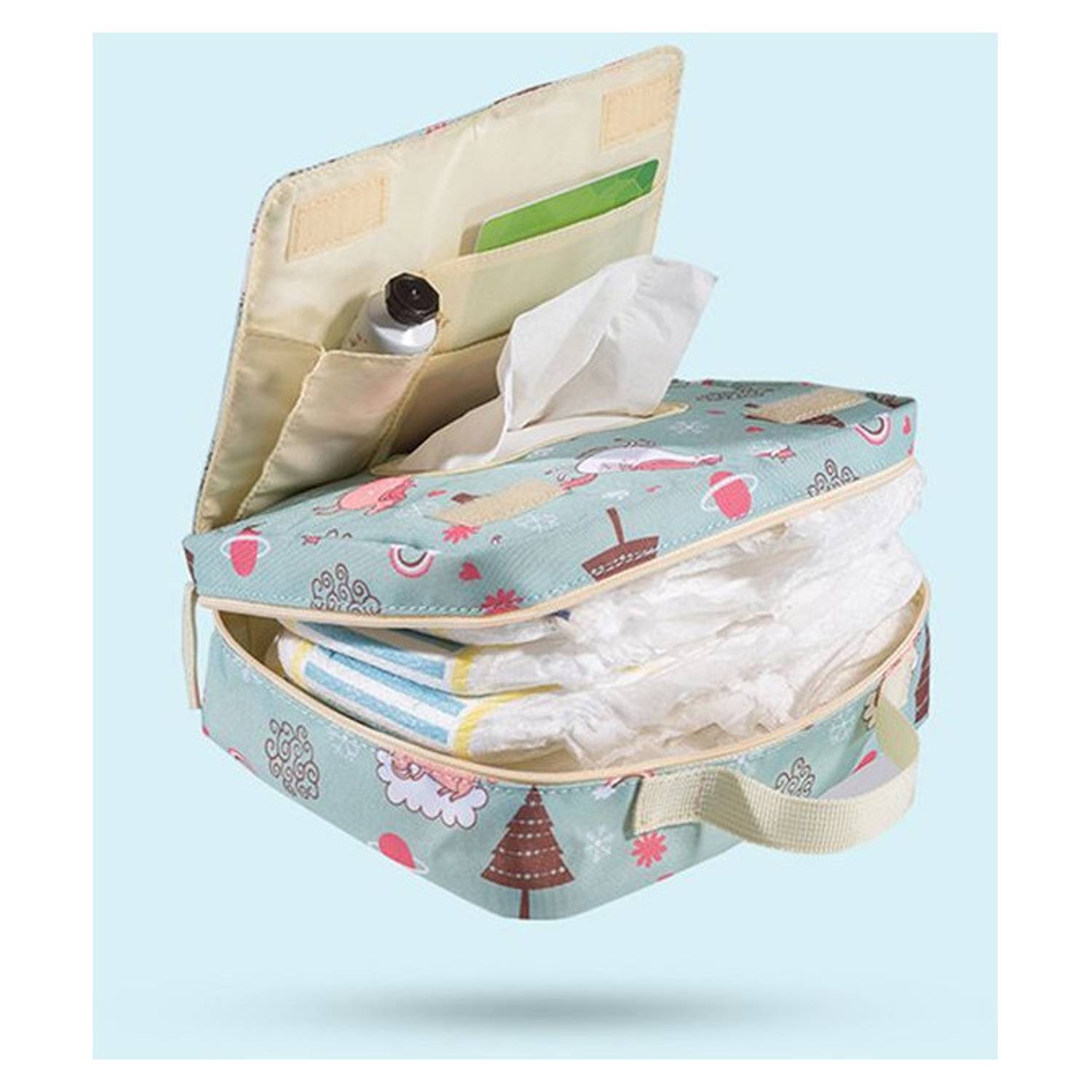 Sunveno Diaper Changing Clutch Kit Medium Green Sunveno Diaper Changing Clutch Kit Medium Green