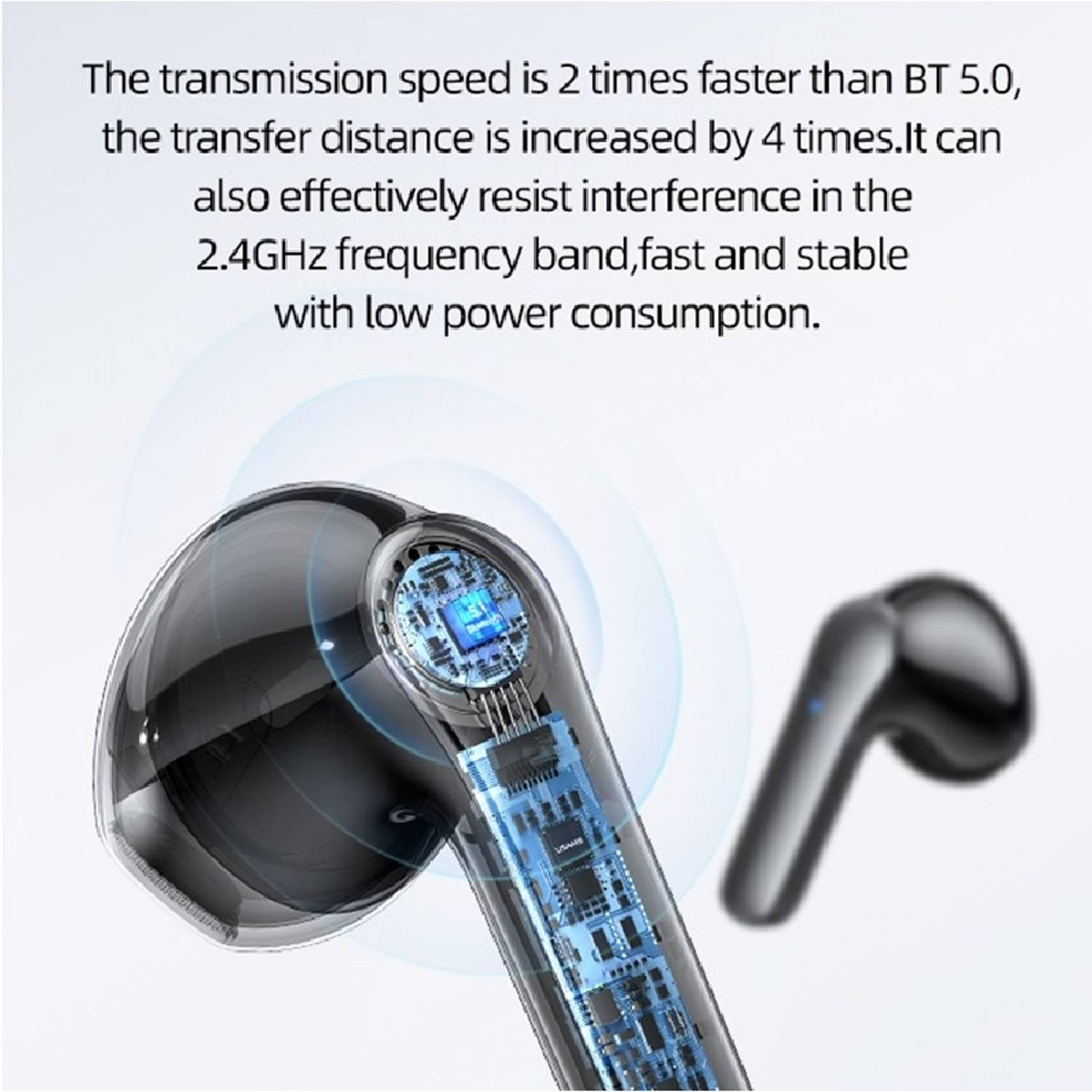 Usams Xh09 Tws Binaural Semi-in-ear Wireless Buletooth Earphone Blue Usams Xh09 Tws Binaural Semi-in-ear Wireless Buletooth Earphone Blue