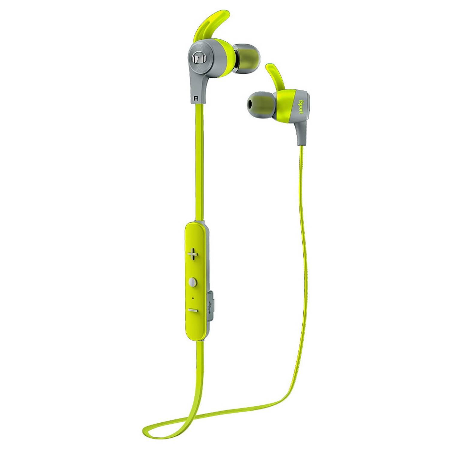 Monster iSport Achieve In-Ear Bluetooth Sport Headphone Green/Grey 137088-00 Monster iSport Achieve In-Ear Bluetooth Sport Headphone Green/Grey 137088-00