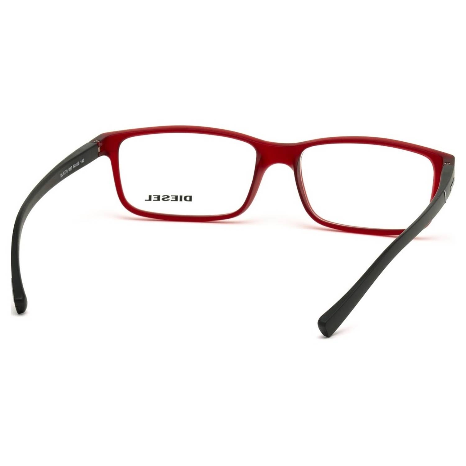 Diesel Optical Frame Matte Red Injected For Men DL5179 067 54 Diesel Optical Frame Matte Red Injected For Men DL5179 067 54