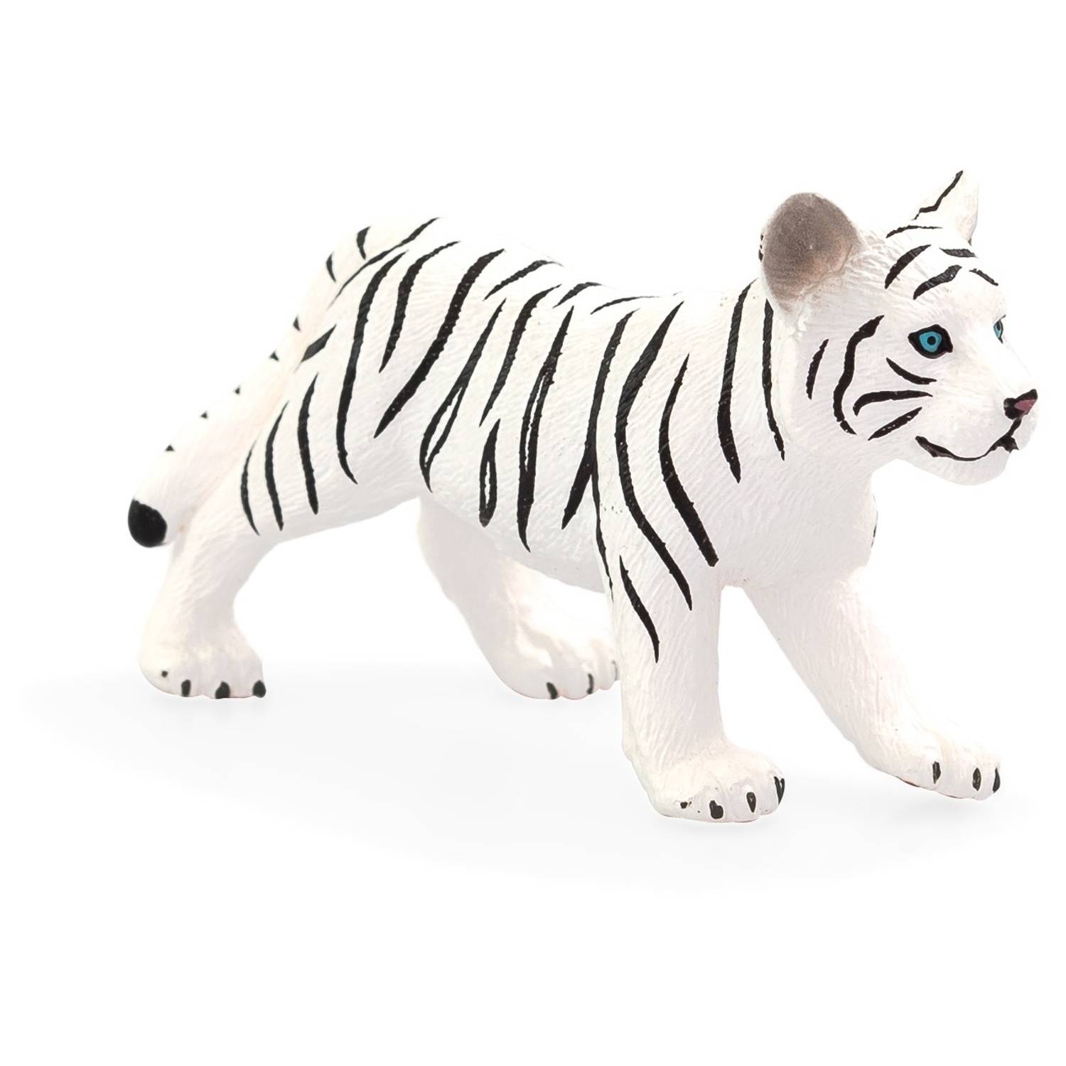 Mojo Animal Planet White Tiger cub standing Small Mojo Animal Planet White Tiger cub standing Small