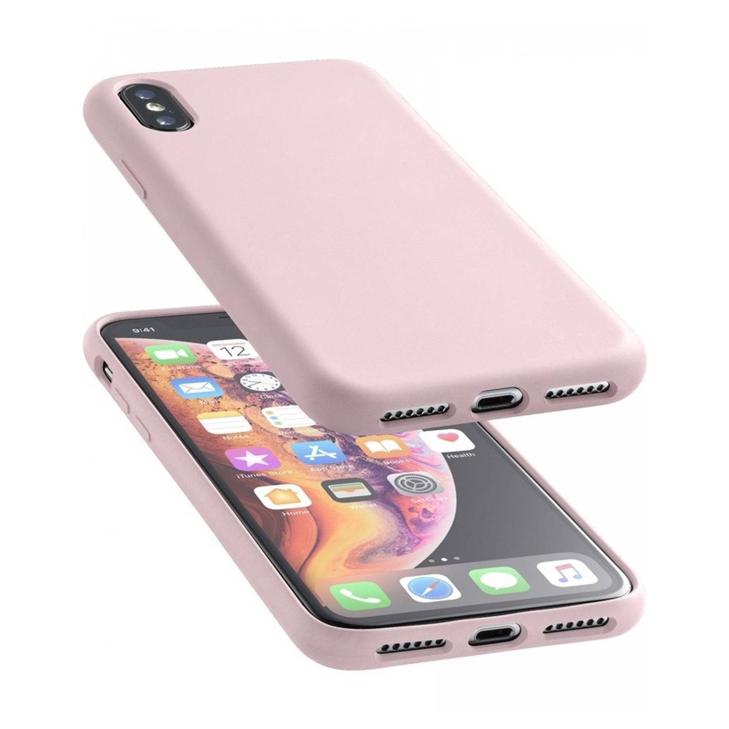 Cellularline Back Cover For iPhone Xs Max - Pink Cellularline Back Cover For iPhone Xs Max - Pink
