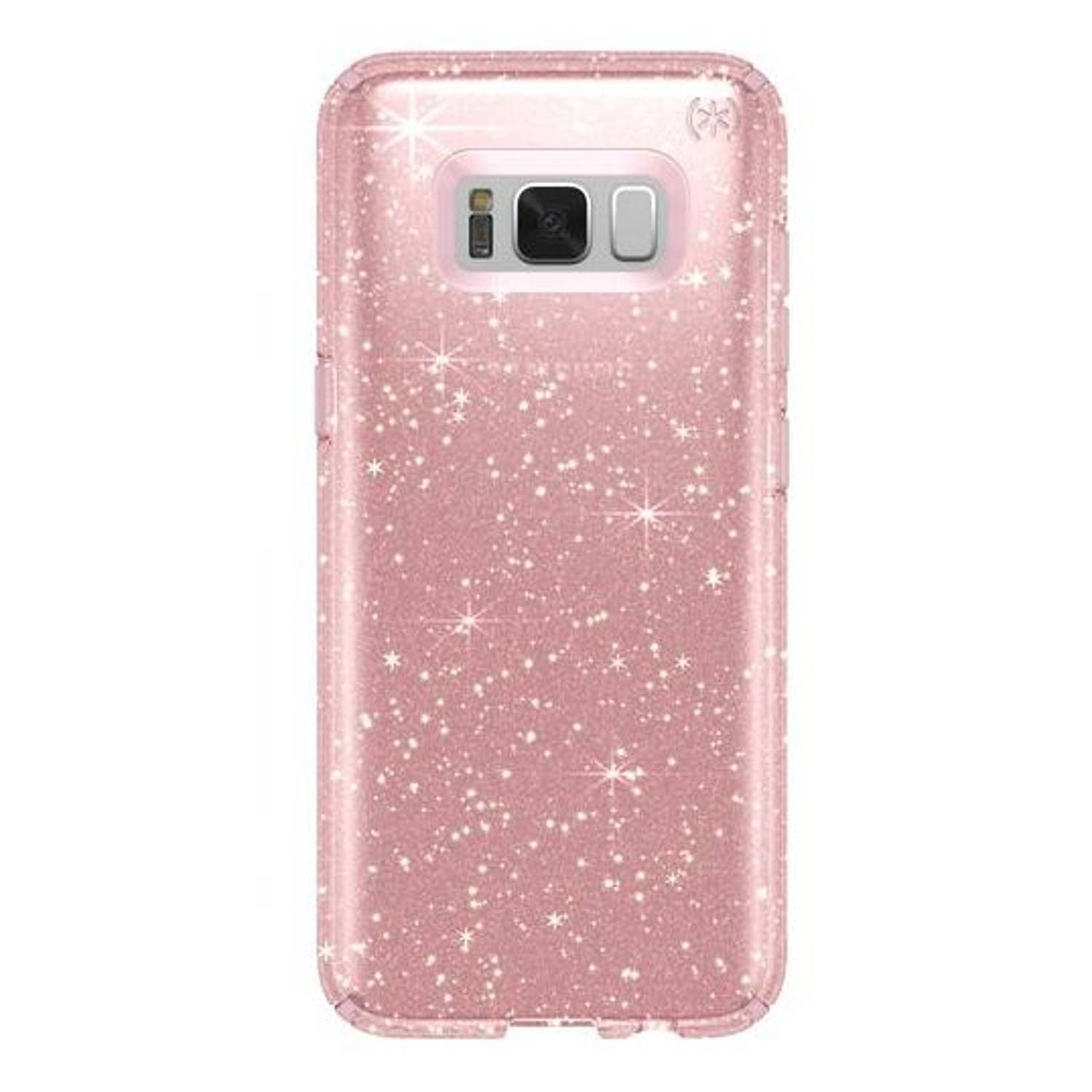 Speck Presidio Clear Glitter Case Rose Pink For Samsung Galaxy S8 - 902555978 Speck Presidio Clear Glitter Case Rose Pink For Samsung Galaxy S8 - 902555978