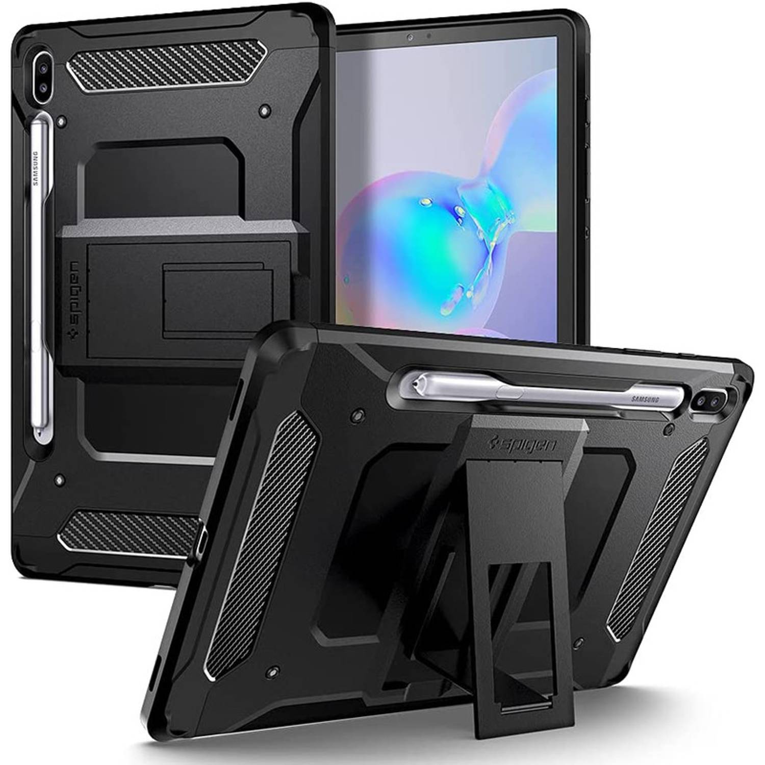 Spigen Acs00221 Galaxy Tab S6 Tough Armor Pro Case Black Spigen Acs00221 Galaxy Tab S6 Tough Armor Pro Case Black