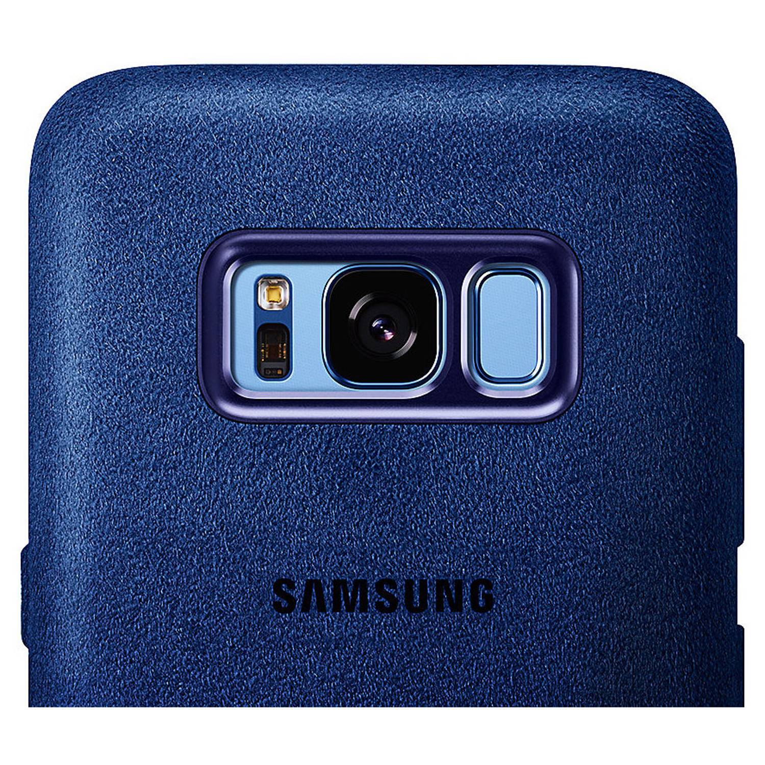 Samsung Alcantara Case Blue For Galaxy S8 EF-XG950ALEGWW Samsung Alcantara Case Blue For Galaxy S8 EF-XG950ALEGWW