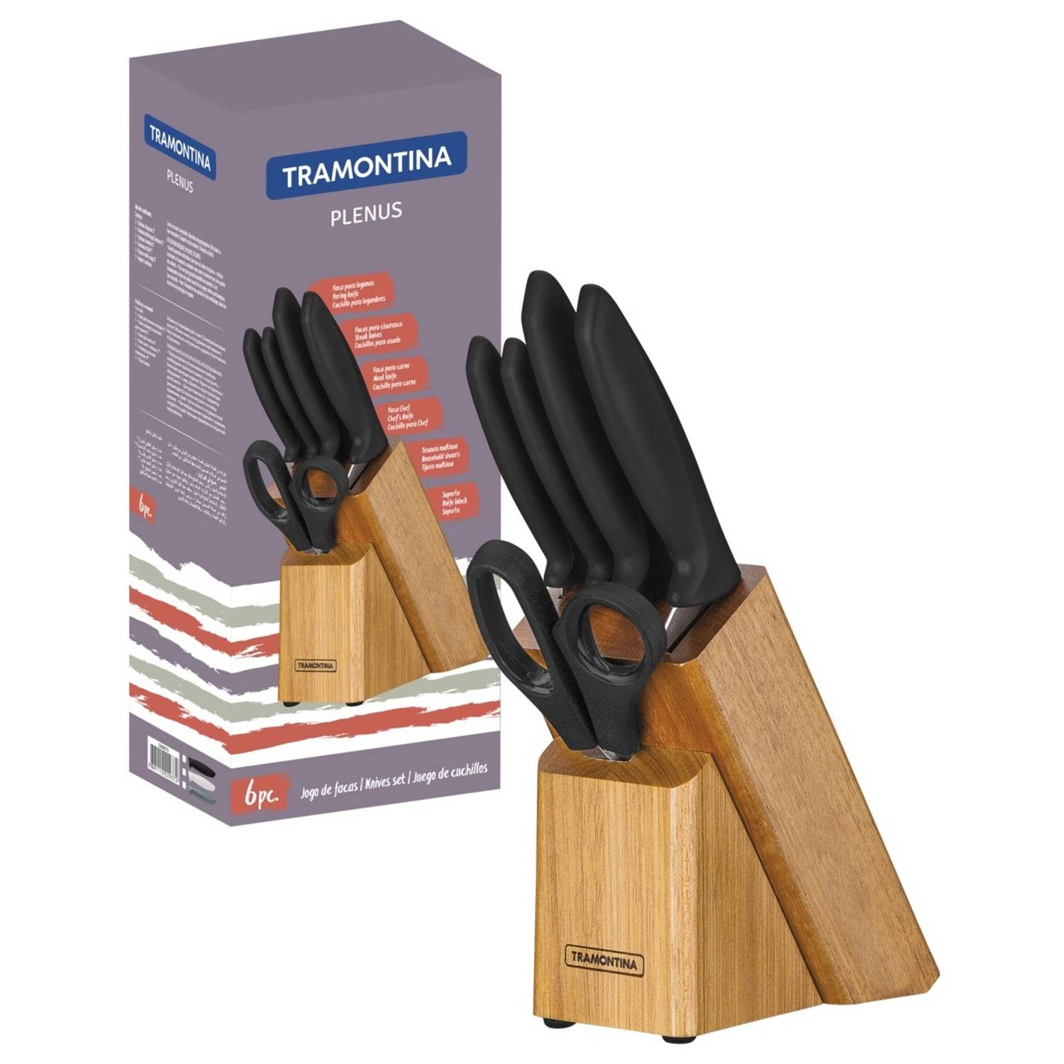 Tramontina Knives 6Pc Set Tramontina Knives 6Pc Set