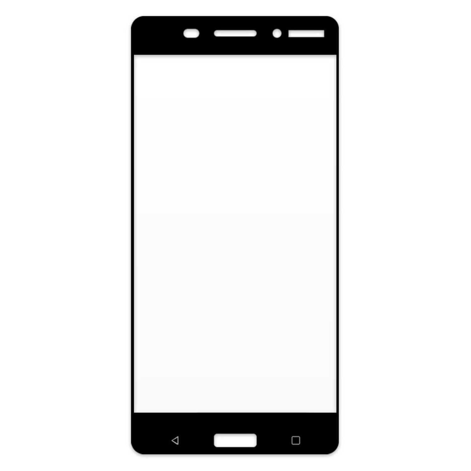 Smart Premium Tempered Glass Black For Nokia 6 Smart Premium Tempered Glass Black For Nokia 6