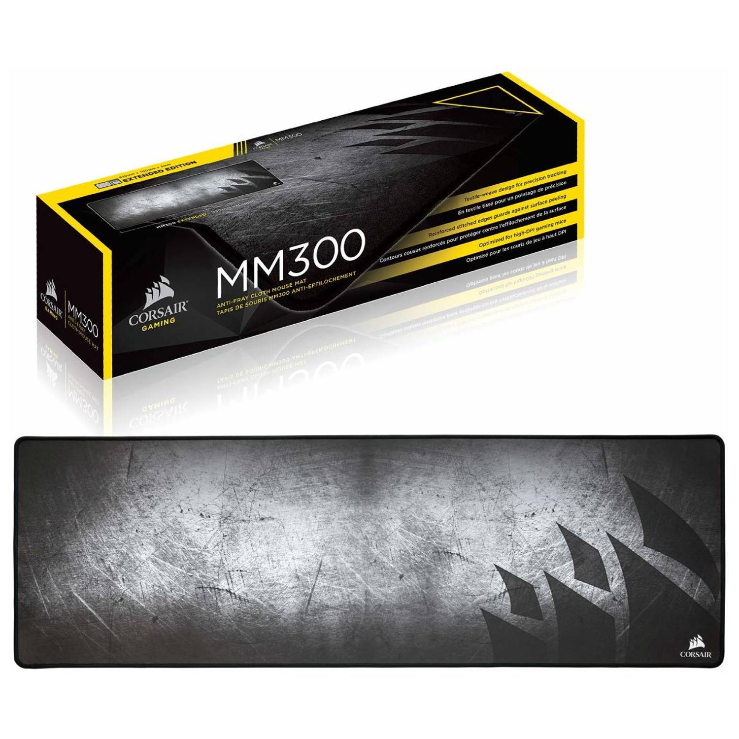 Corsair MM3300 Anti Fray Cloth Gaming Mouse Pad Extended CH-9000108-WW Corsair MM3300 Anti Fray Cloth Gaming Mouse Pad Extended CH-9000108-WW