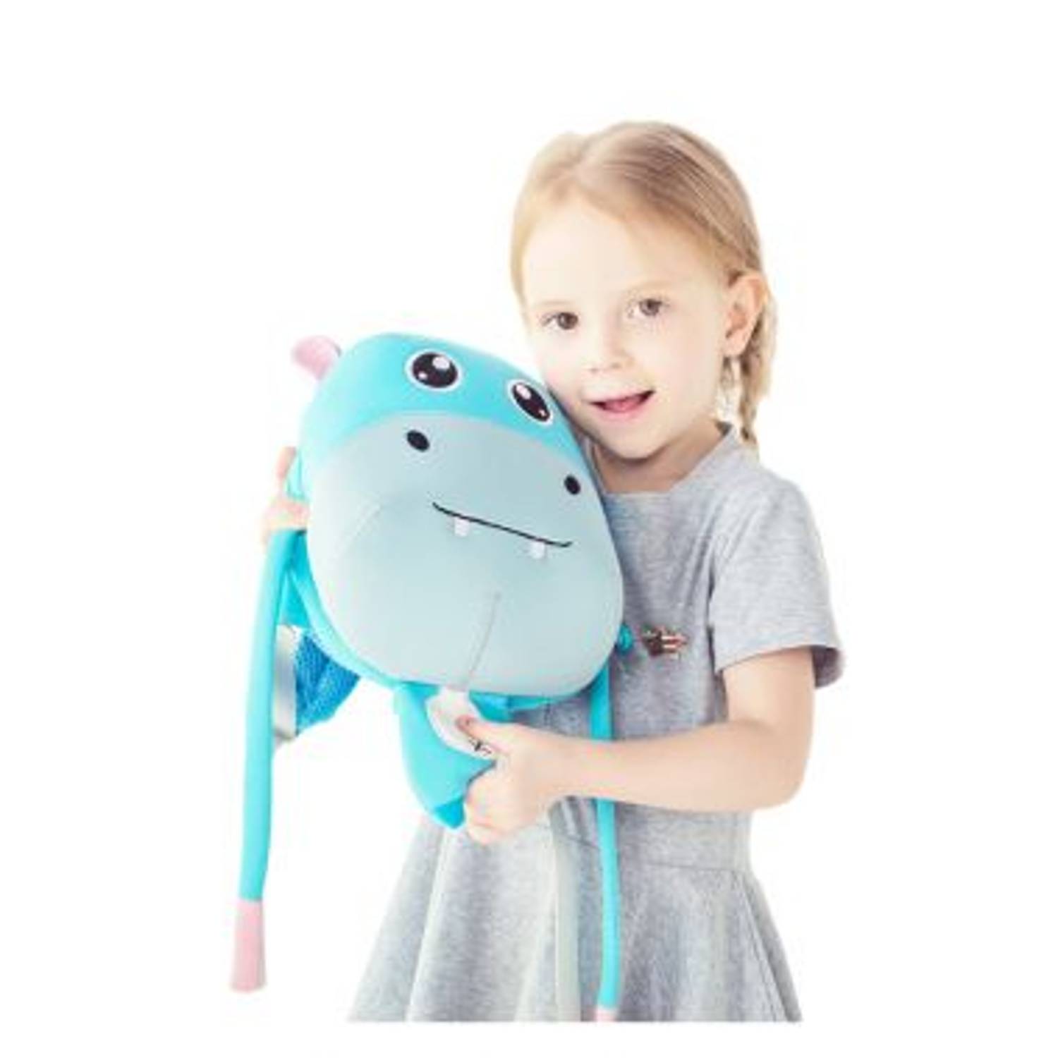 Nohoo Jungle Anti Lost Hippo Backpack Nohoo Jungle Anti Lost Hippo Backpack