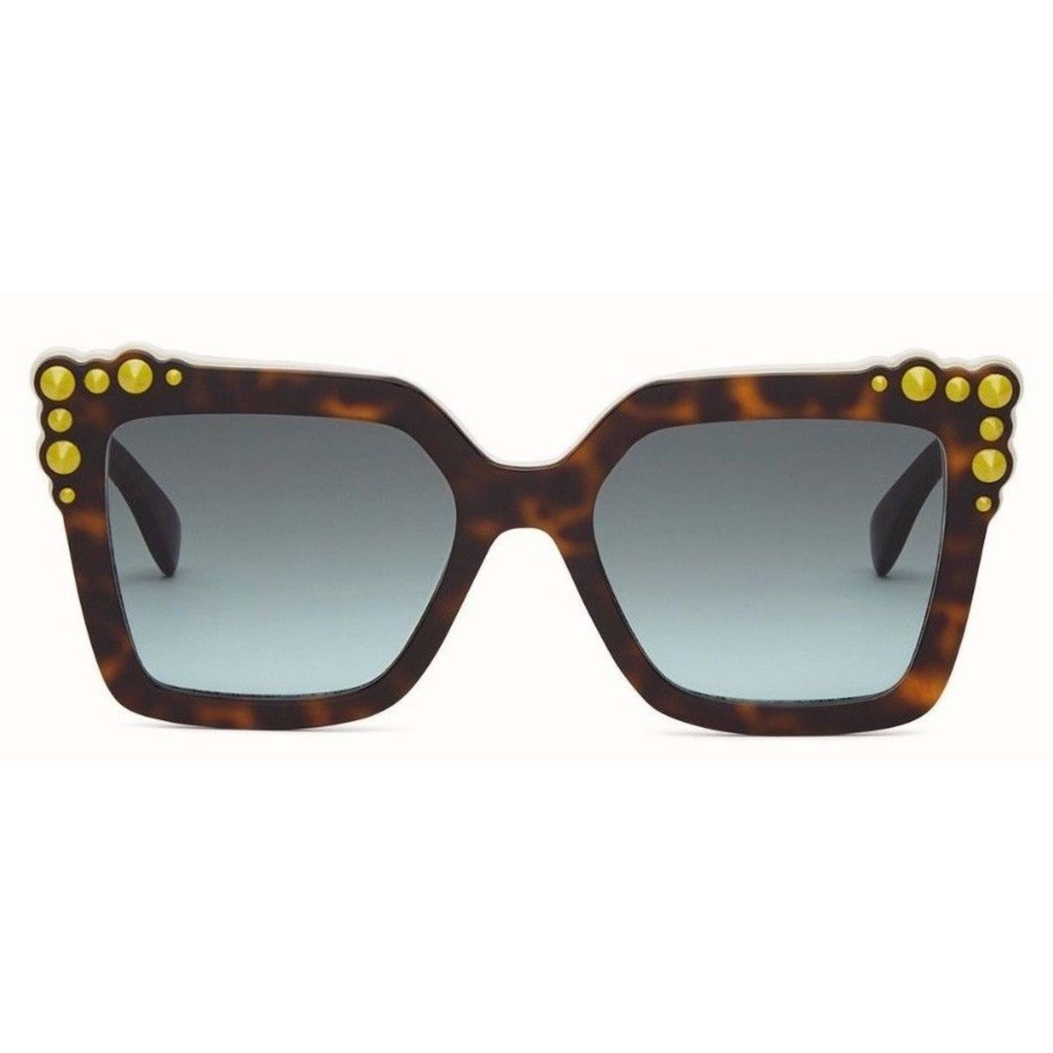 Fendi FN-0260/S-C9K52EQ Cat Eye Acetate Plastic Havana Women Sunglasses Fendi FN-0260/S-C9K52EQ Cat Eye Acetate Plastic Havana Women Sunglasses
