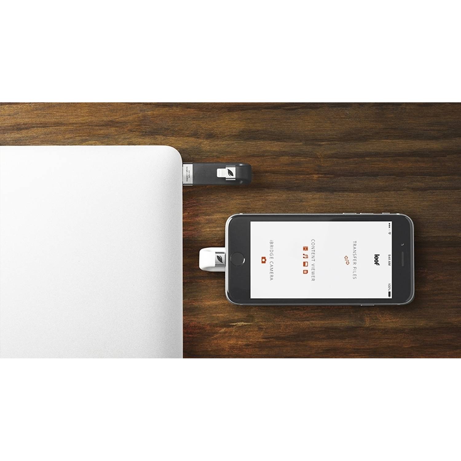 Leef LIB000WW016E1 IBridge MFI Mobile Memory Flash Drive White 16GB Leef LIB000WW016E1 IBridge MFI Mobile Memory Flash Drive White 16GB