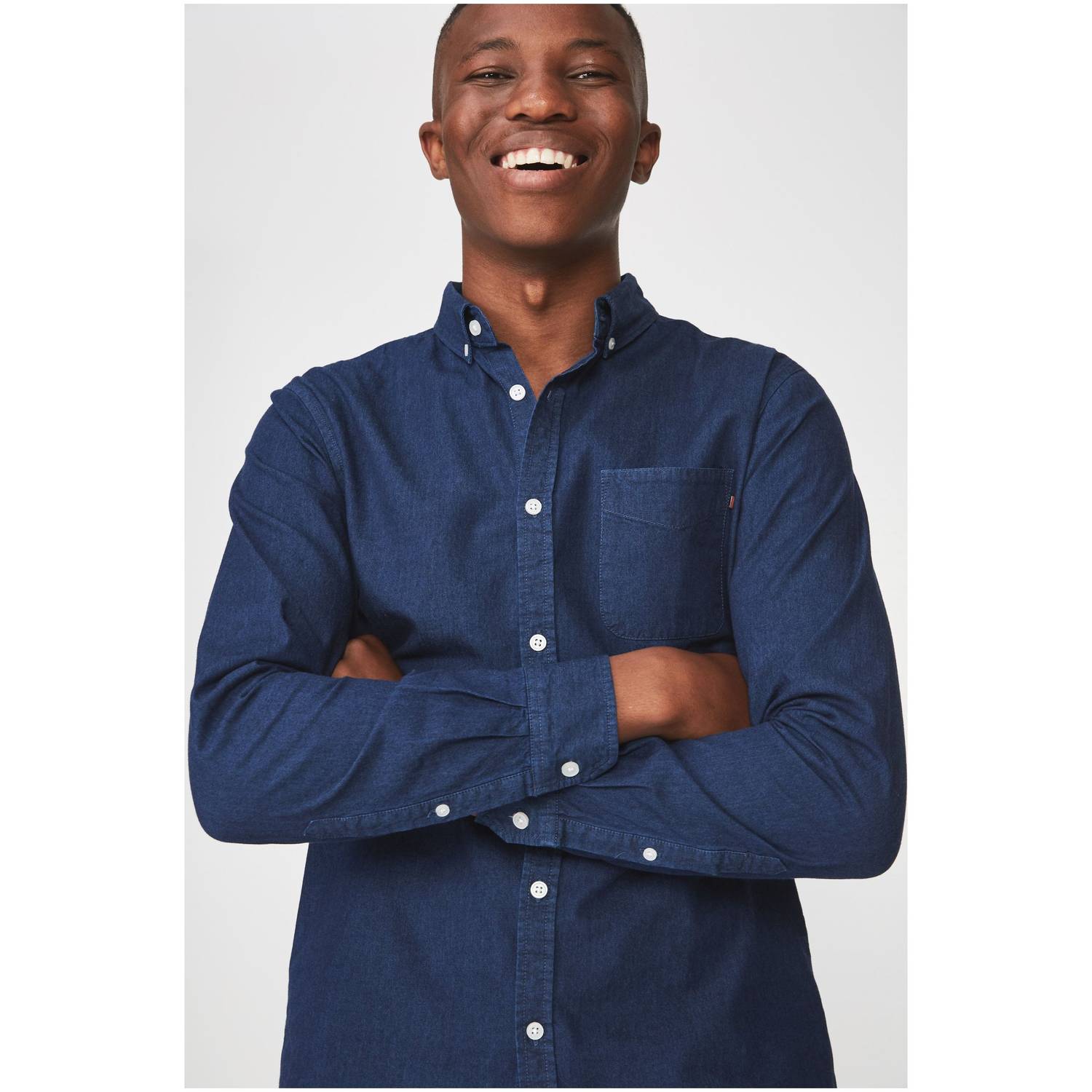 Cotton On Brunswick Shirt 3 Blue Medium Cotton On Brunswick Shirt 3 Blue Medium