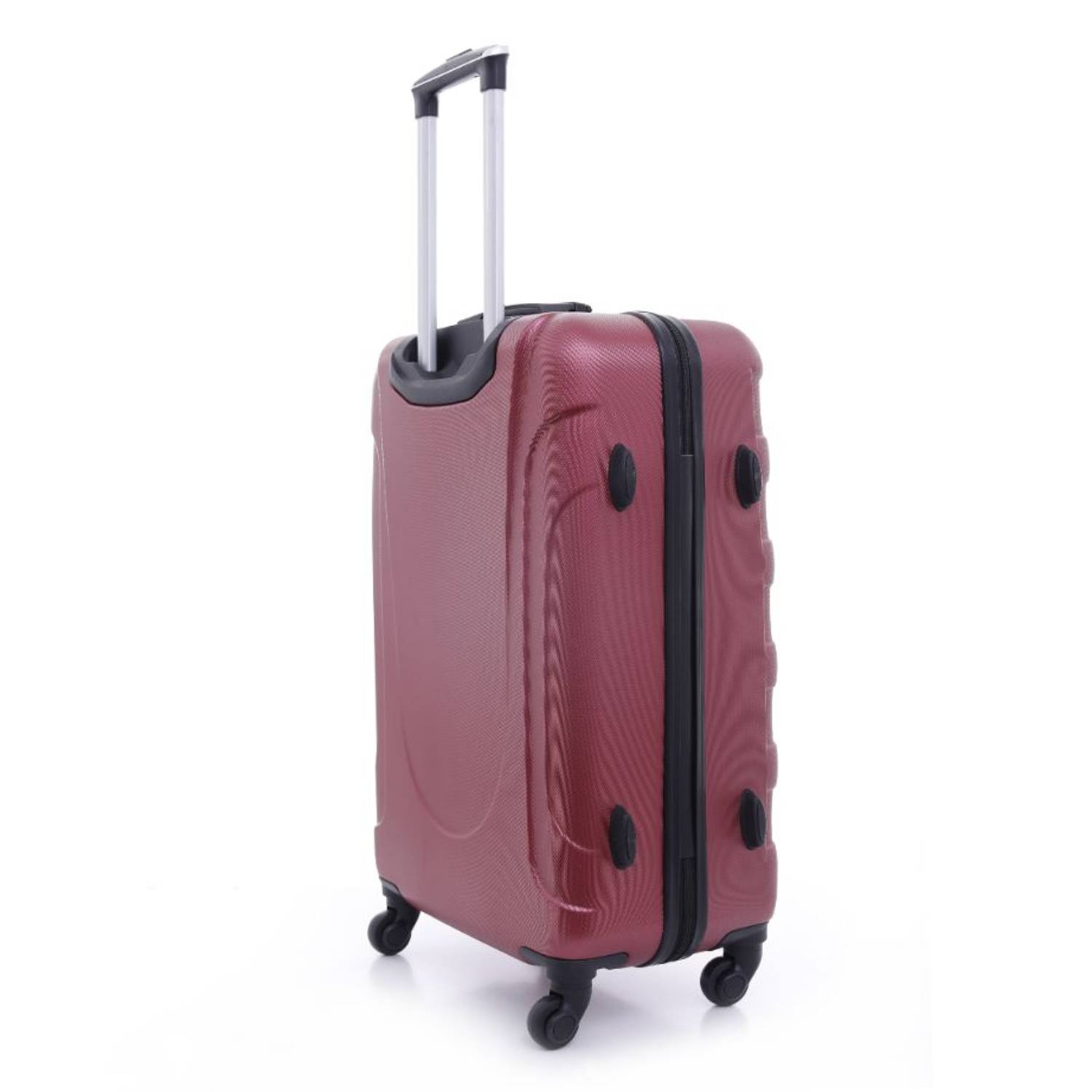 Para John 3pcs Hardshell Luggage Trolley Set Burgundy Para John 3pcs Hardshell Luggage Trolley Set Burgundy