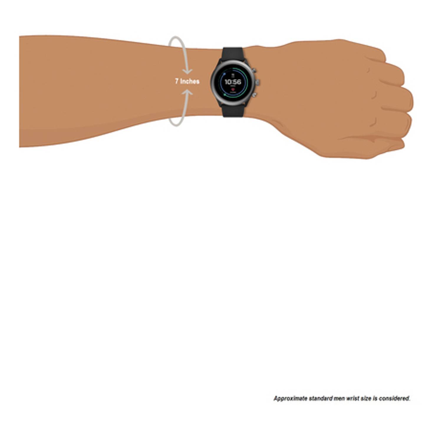 Fossil Gen4 Smartwatch Black Silicone Men Fossil Gen4 Smartwatch Black Silicone Men