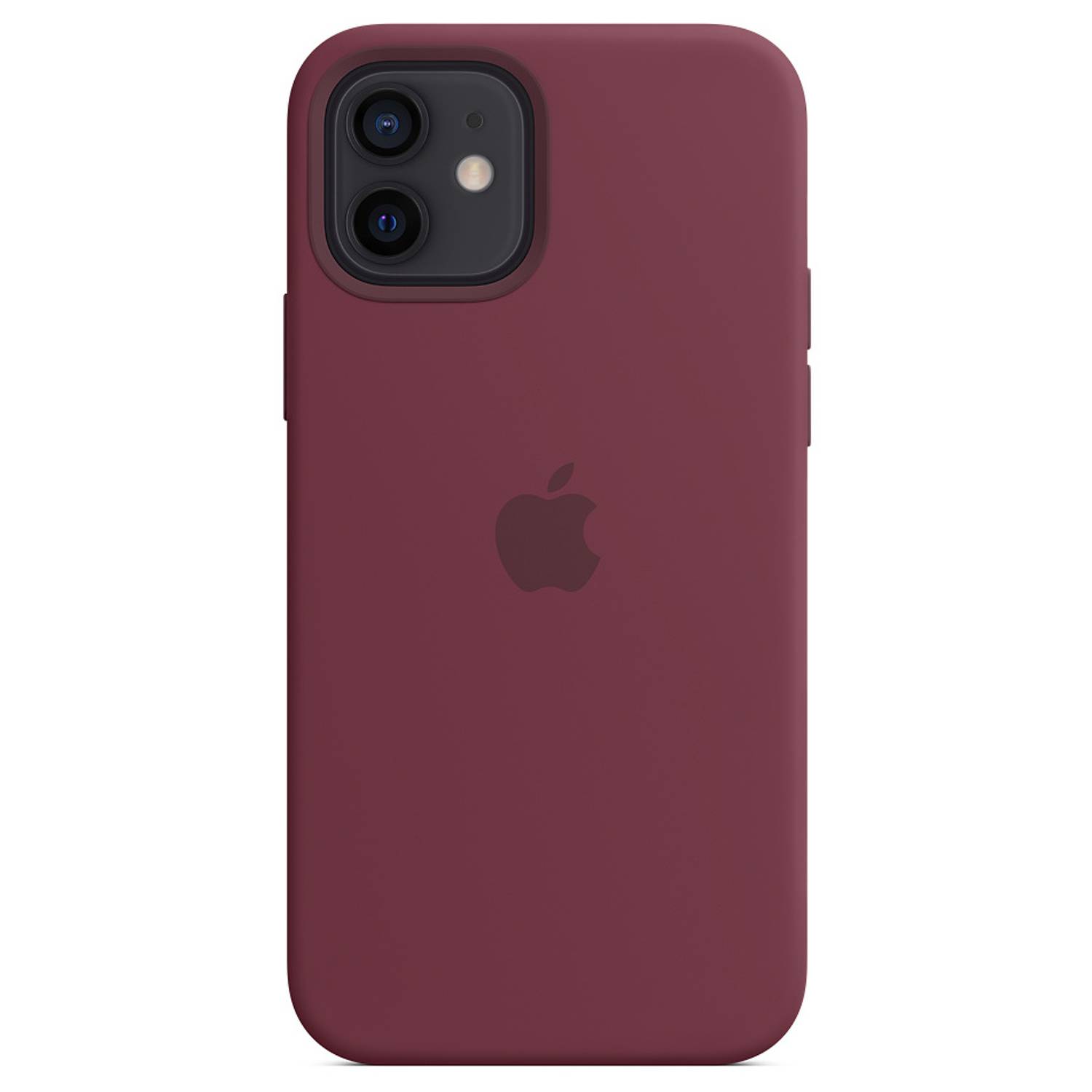 Apple iPhone 12 | 12 Pro Silicone Case with MagSafe - Plum Apple iPhone 12 | 12 Pro Silicone Case with MagSafe - Plum