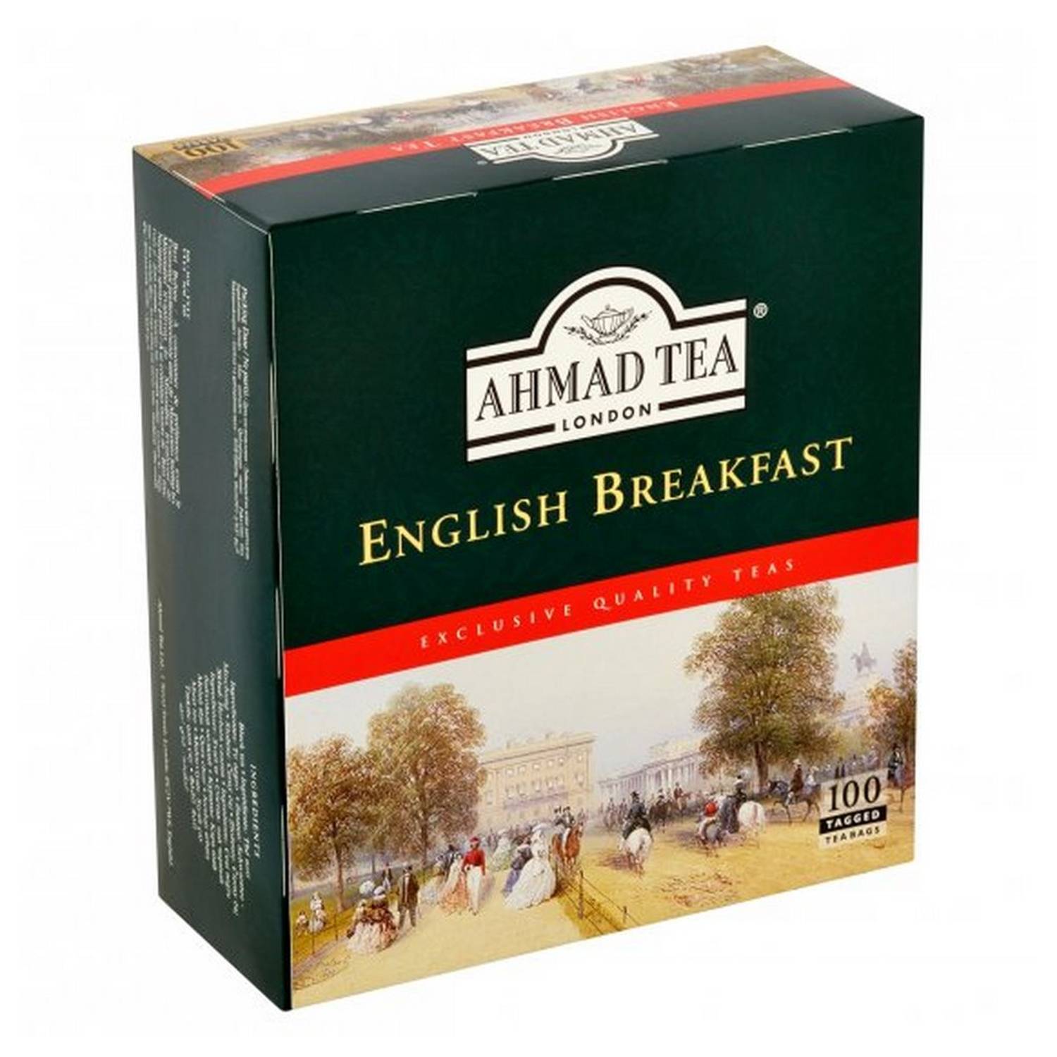 Ahmad Tea English Breakfast Tagged Tea Bags 100gm Ahmad Tea English Breakfast Tagged Tea Bags 100gm