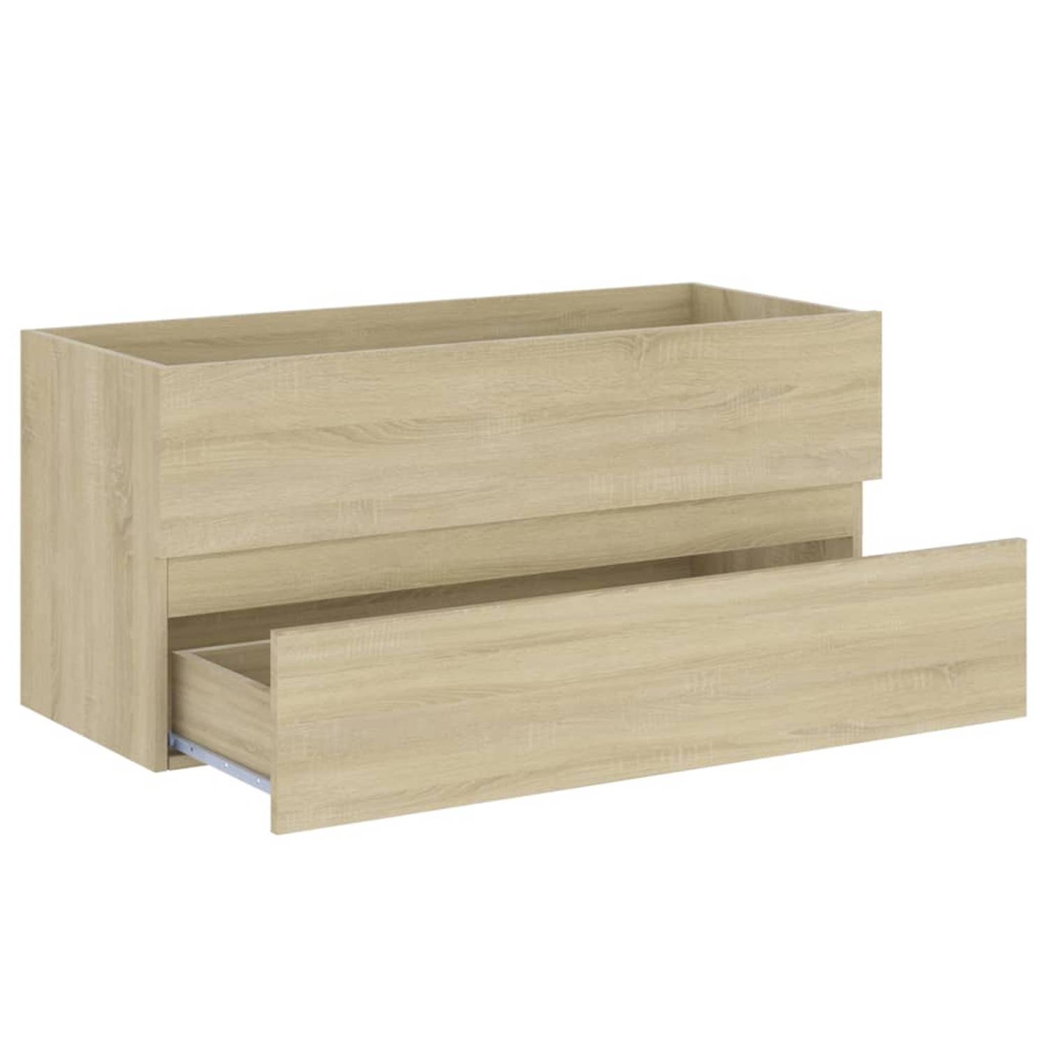 vidaXL Sink Cabinet Sonoma Oak 100x38.5x45 cm Engineered Wood vidaXL Sink Cabinet Sonoma Oak 100x38.5x45 cm Engineered Wood