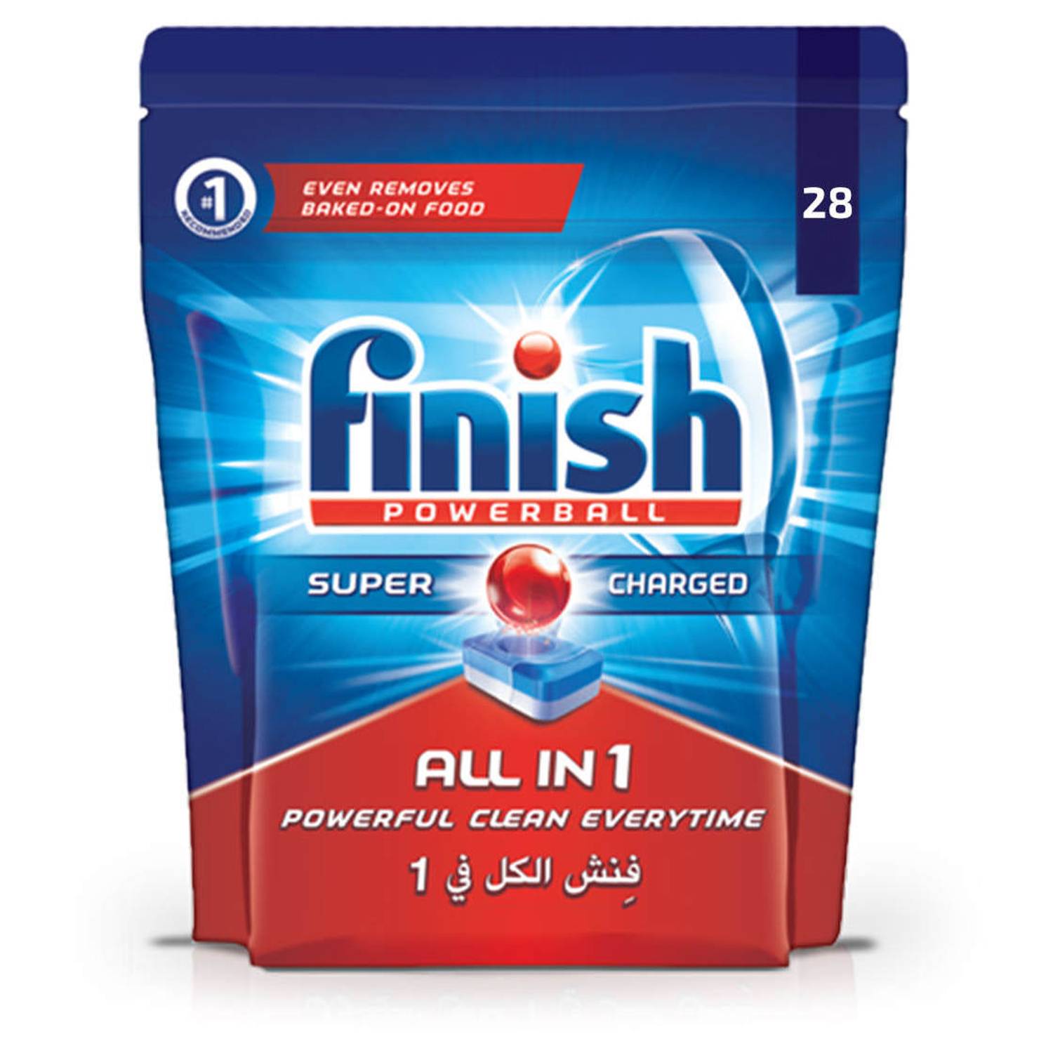 Finish Dishwasher Detergent All in One Tabs Original 28s Finish Dishwasher Detergent All in One Tabs Original 28s