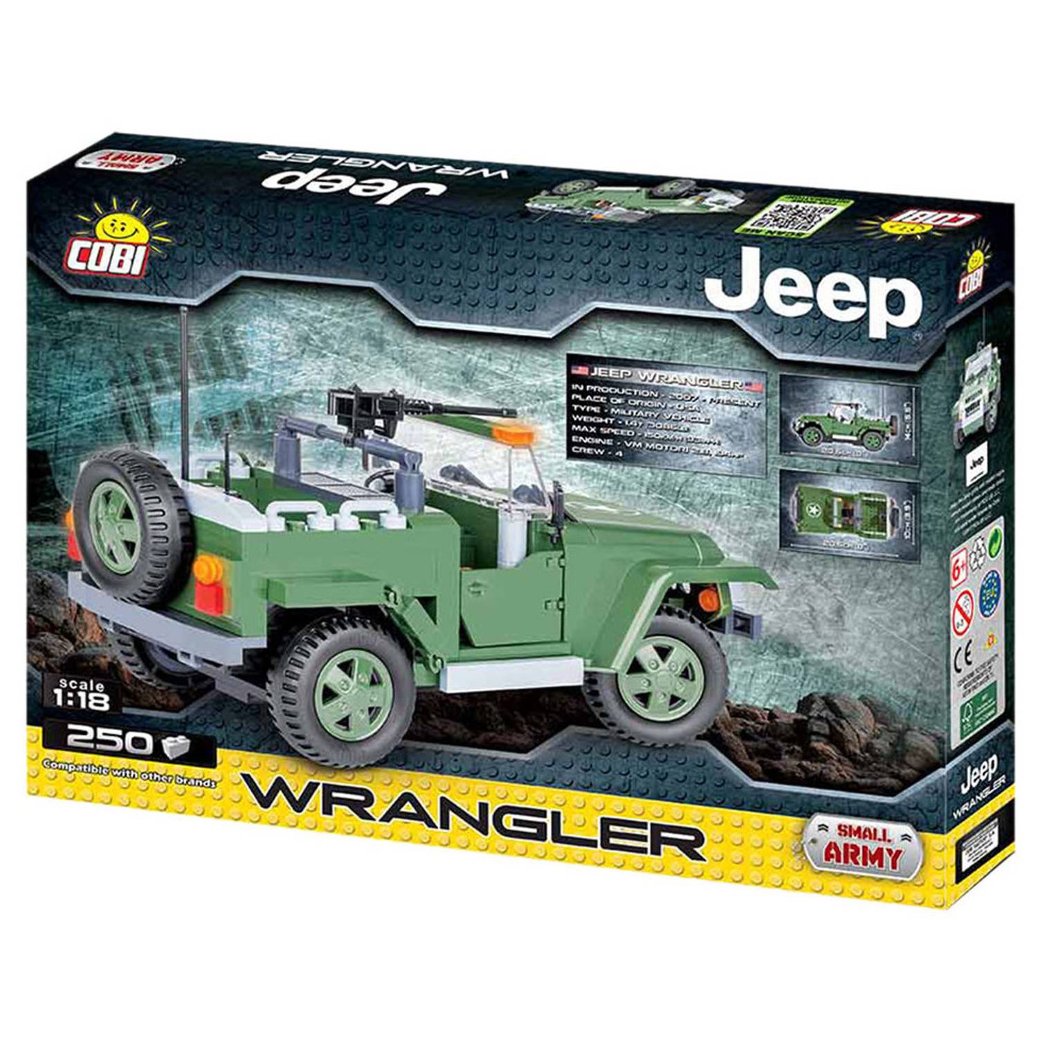 Cobi 0 250pcs Jeep Wrangler Military Cobi 0 250pcs Jeep Wrangler Military