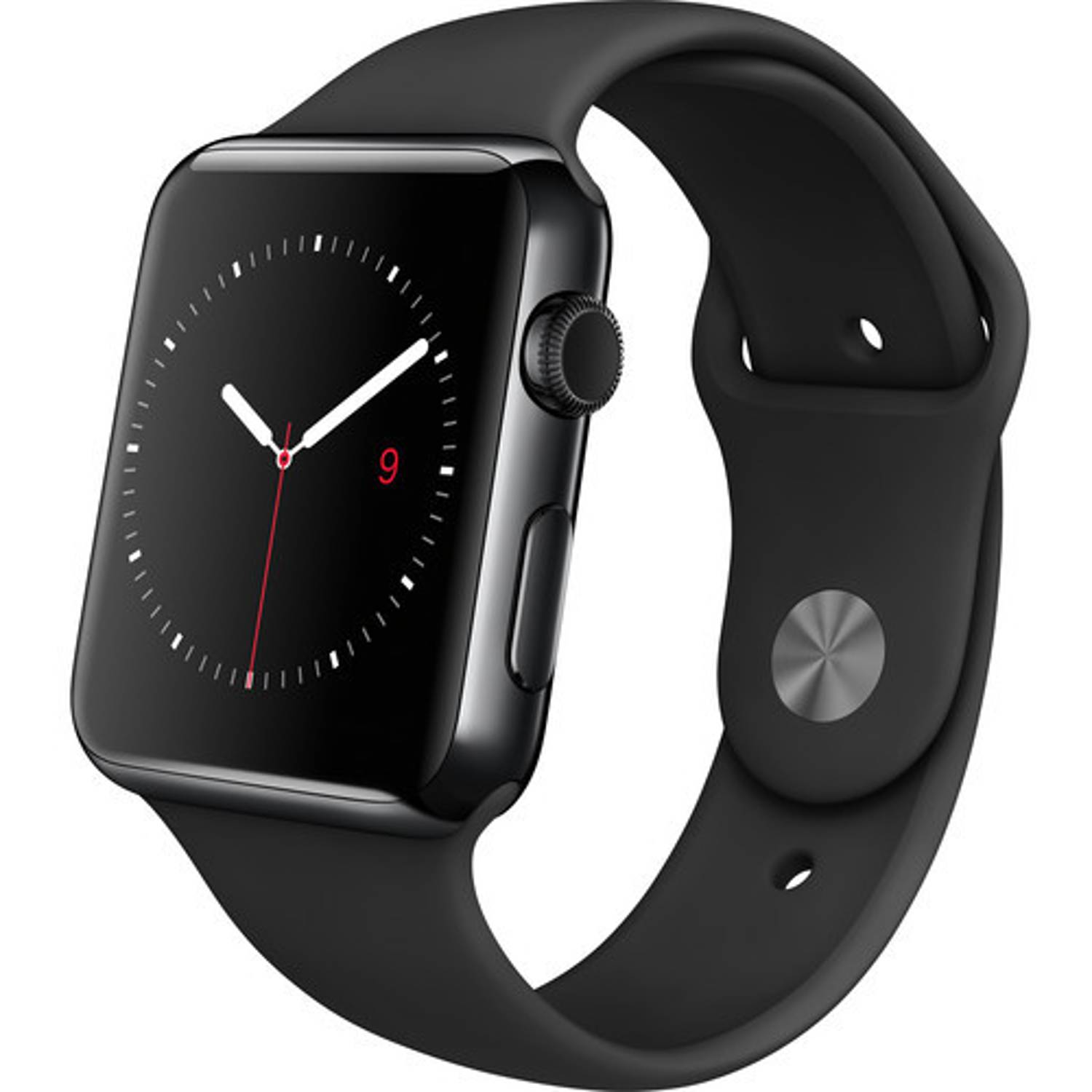 Apple Watch Series 2 - 42mm Space Black Stainless Steel Case with Black Sport Band Apple Watch Series 2 - 42mm Space Black Stainless Steel Case with Black Sport Band