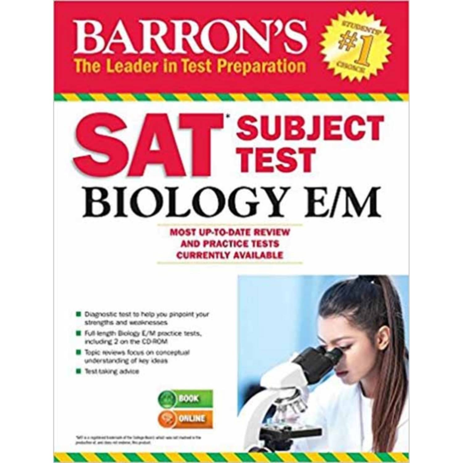Barron's SAT Subject Test Biology E/M with Online Tests Barron's SAT Subject Test Biology E/M with Online Tests