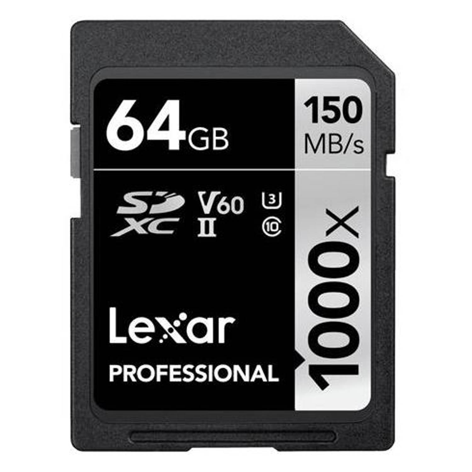 Lexar 64GB Professional 1000x UHS-II SDHC Memory Card LSD64GCRBNA1000 Lexar 64GB Professional 1000x UHS-II SDHC Memory Card LSD64GCRBNA1000