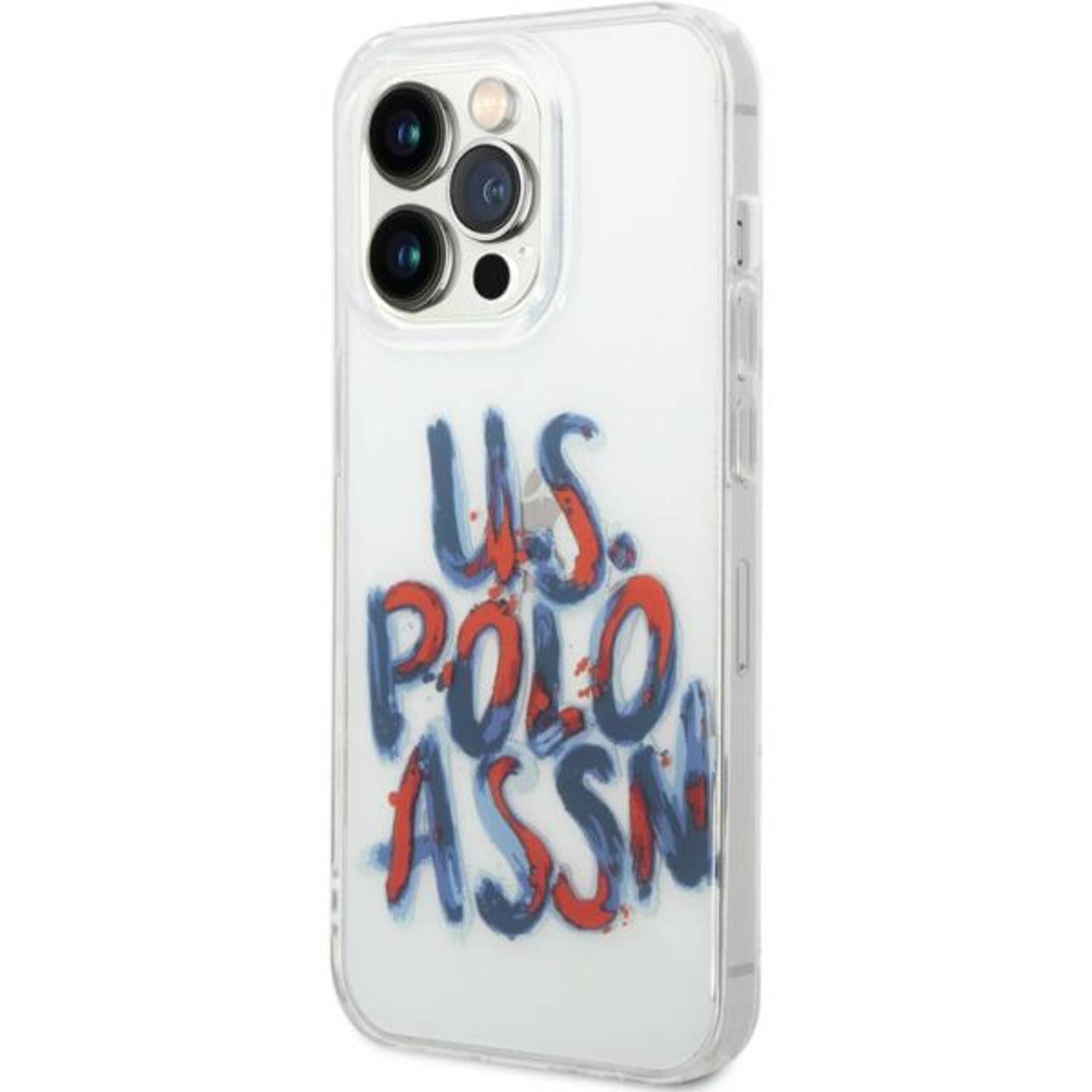 US Polo TPU Case Blue/Red With Graffiti Logo iPhone 14 Pro Max US Polo TPU Case Blue/Red With Graffiti Logo iPhone 14 Pro Max