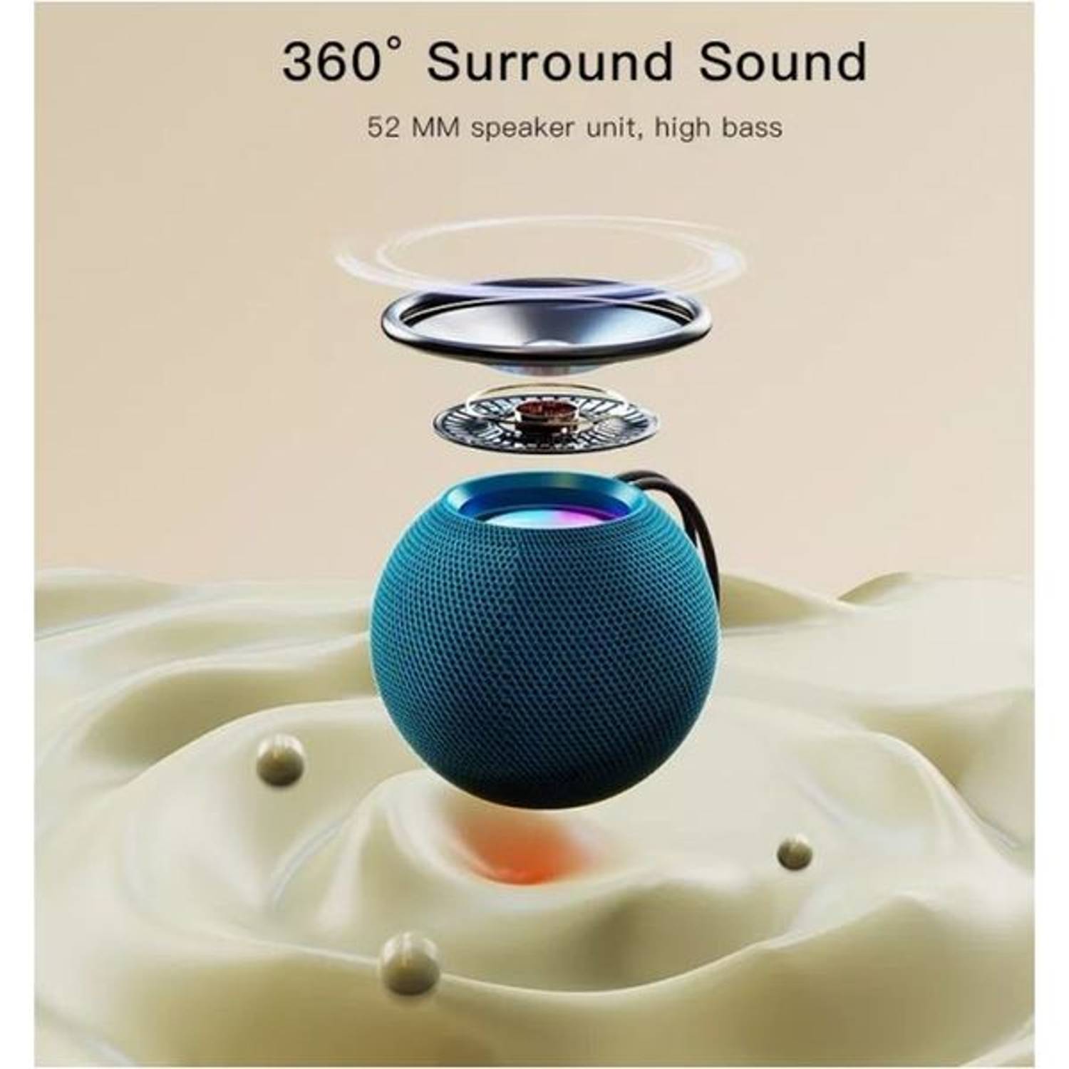 Yesido Portable Wireless Speaker Blue Yesido Portable Wireless Speaker Blue