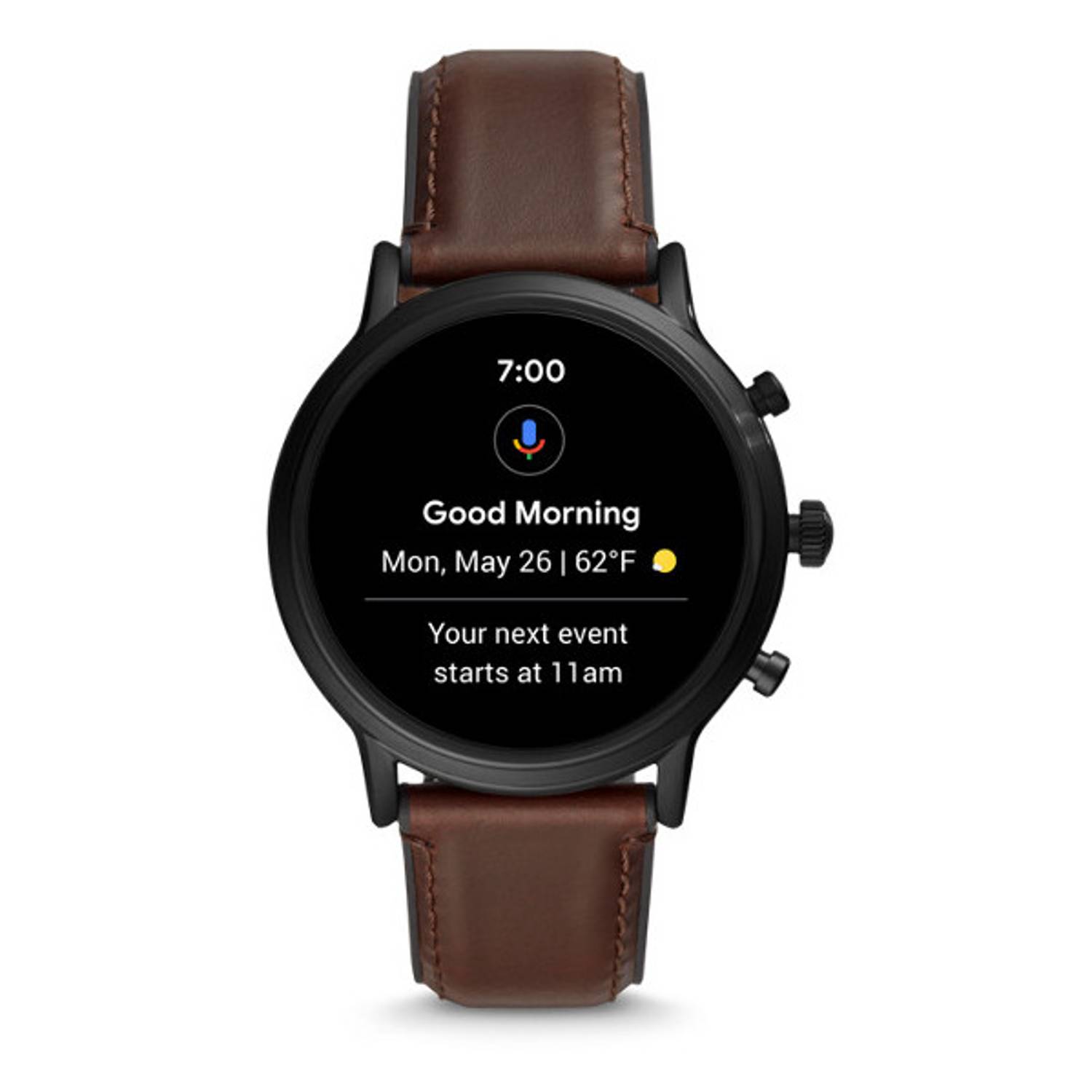 Fossil The Carlyle Gen5 Dark Brown Leather Men Smartwatch Fossil The Carlyle Gen5 Dark Brown Leather Men Smartwatch
