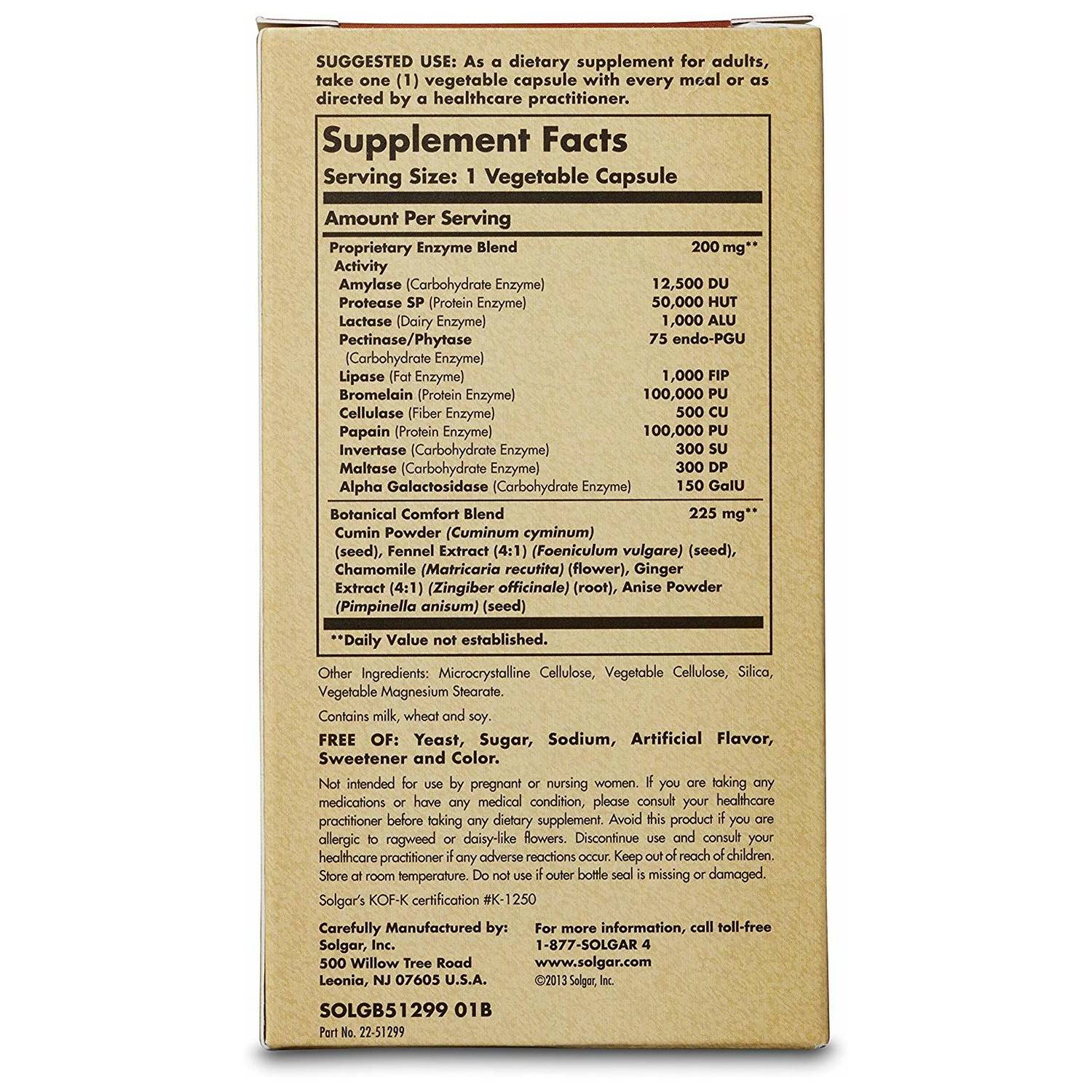 Solgar Comfort Zone Digestive Complex 90Caps Solgar Comfort Zone Digestive Complex 90Caps