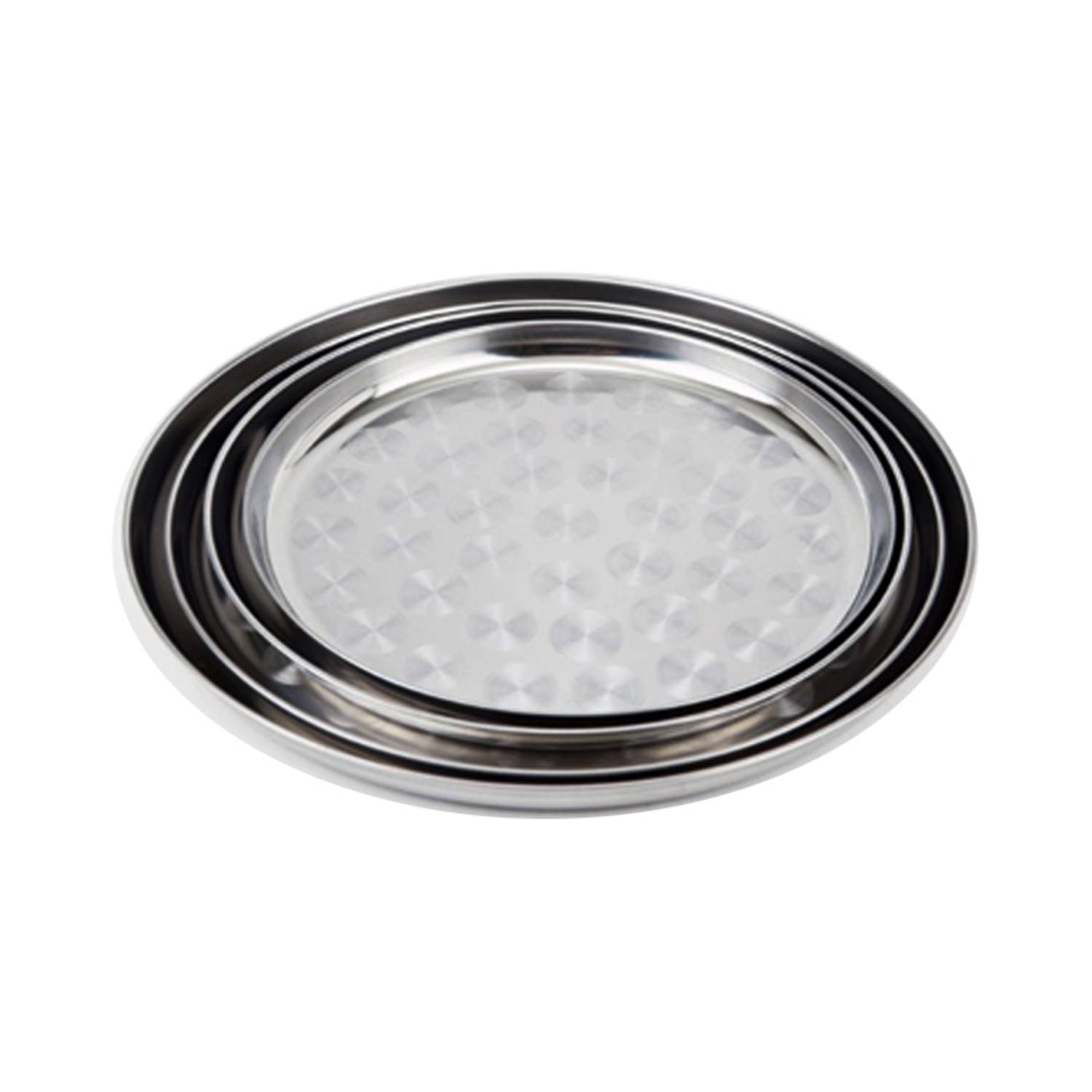 Stainless Steel Round Tray 35 Cm Stainless Steel Round Tray 35 Cm